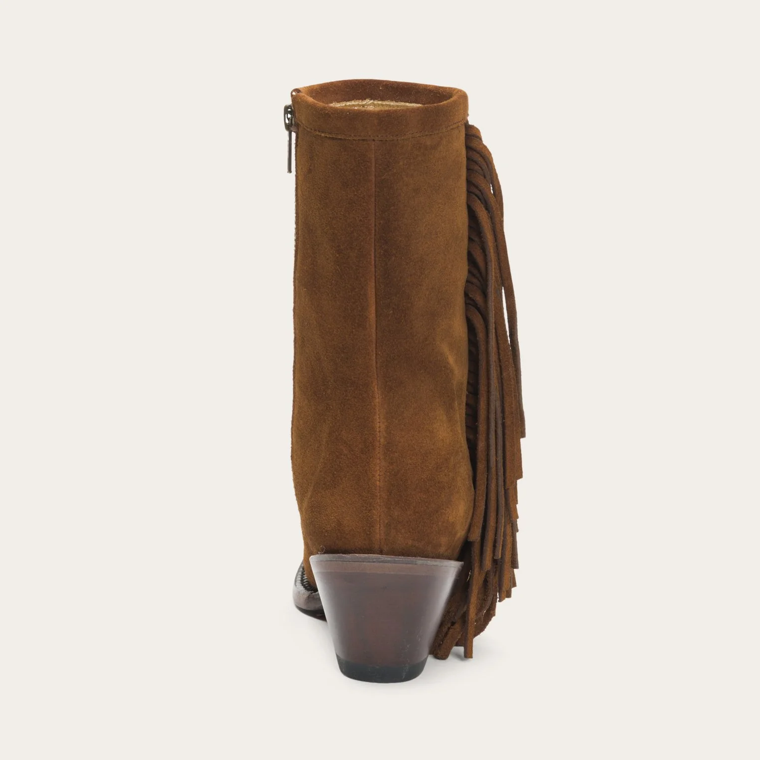 Halle Suede Fringe Side Zip Boot - Image 7