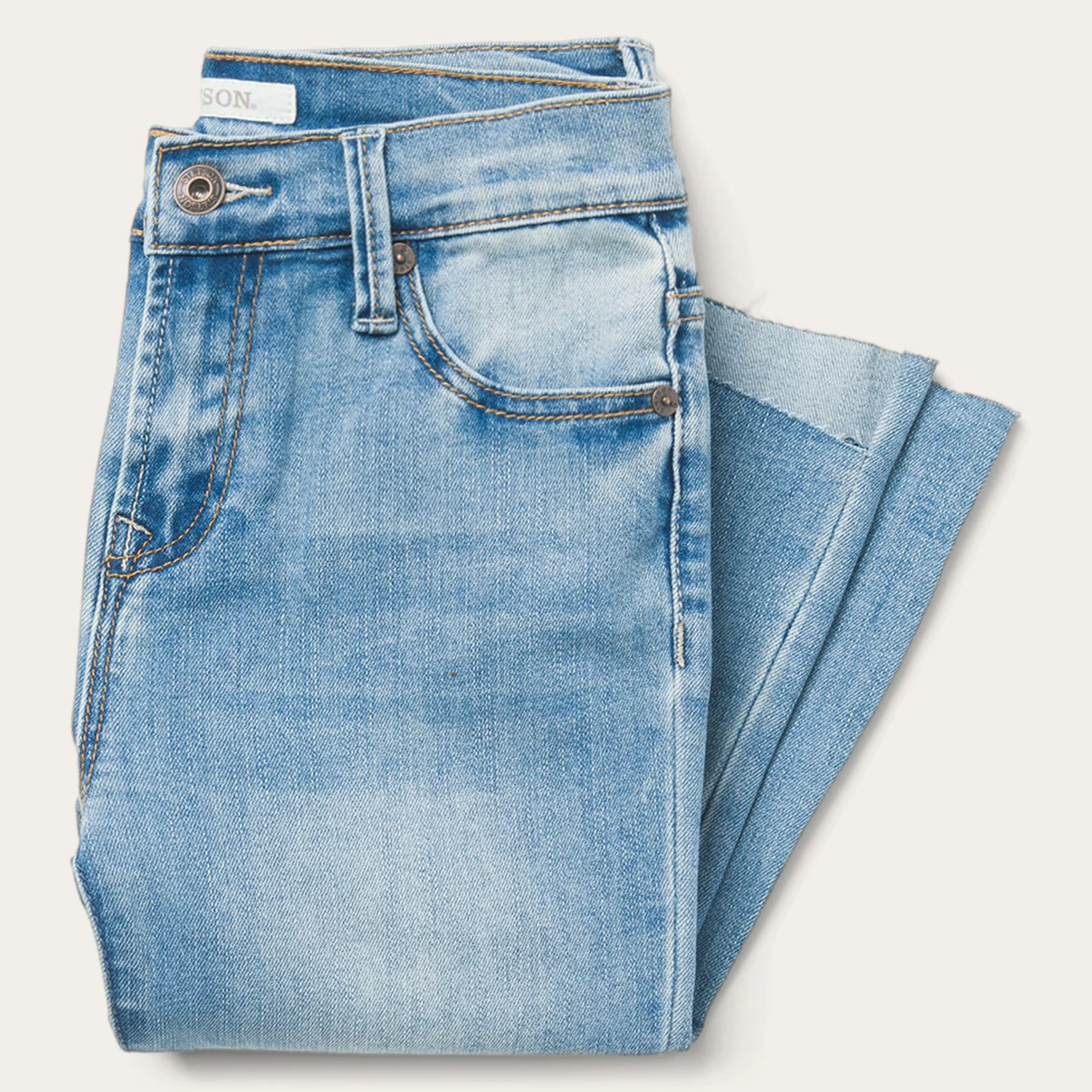 High-Rise Flare Crop Jeans - Image 3