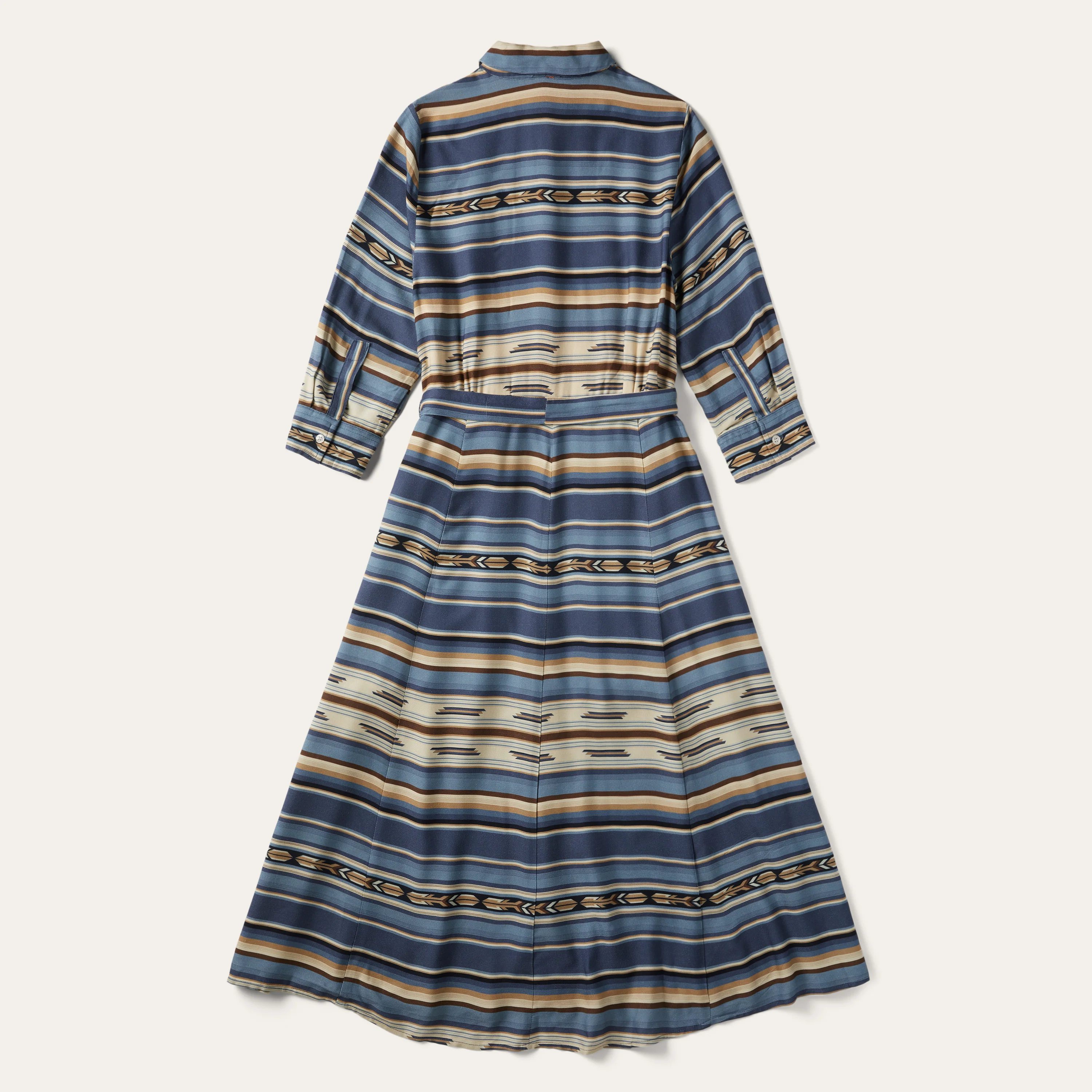Indigo Serape Print Dress - Image 2