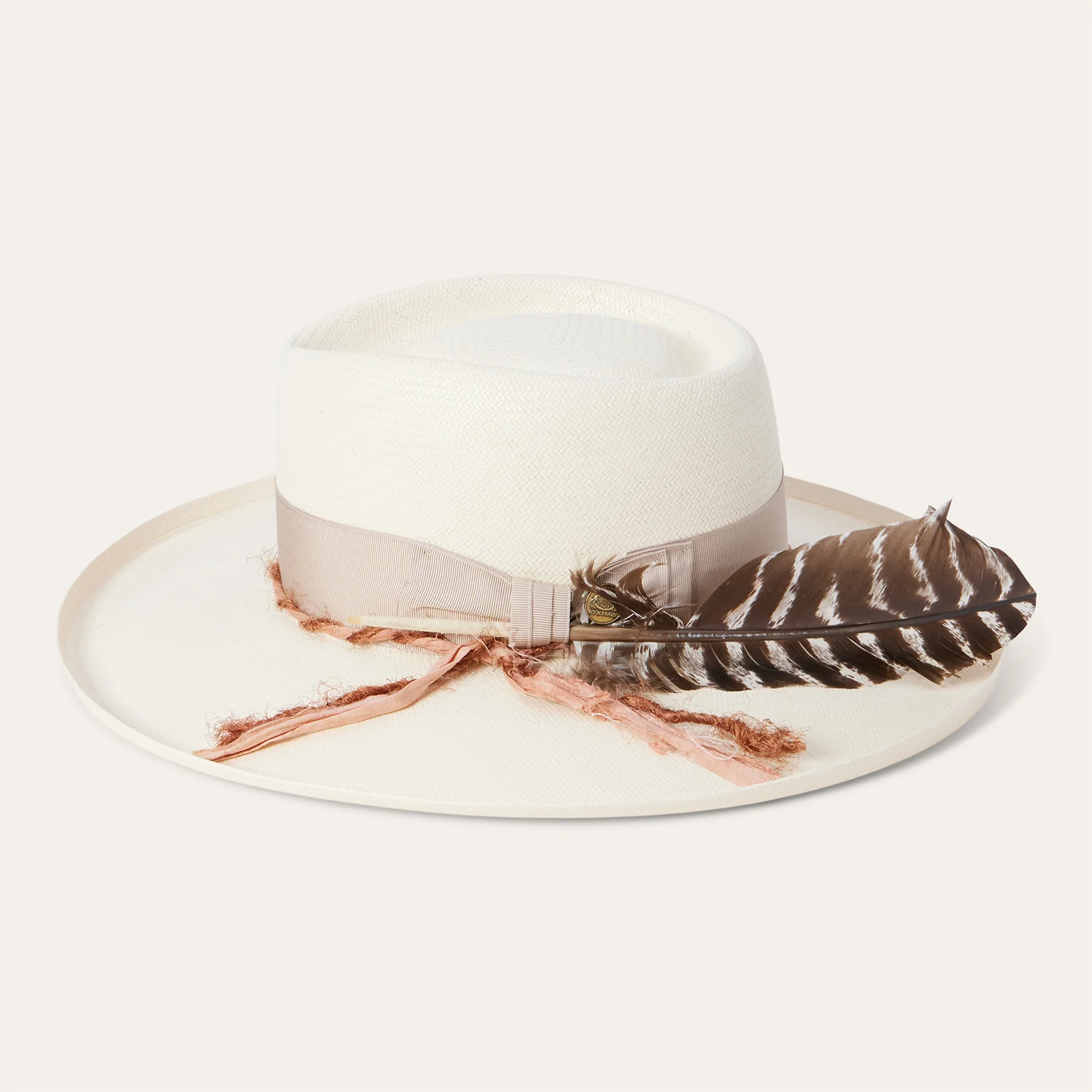 Kings Row Shantung Straw Fedora - Image 5