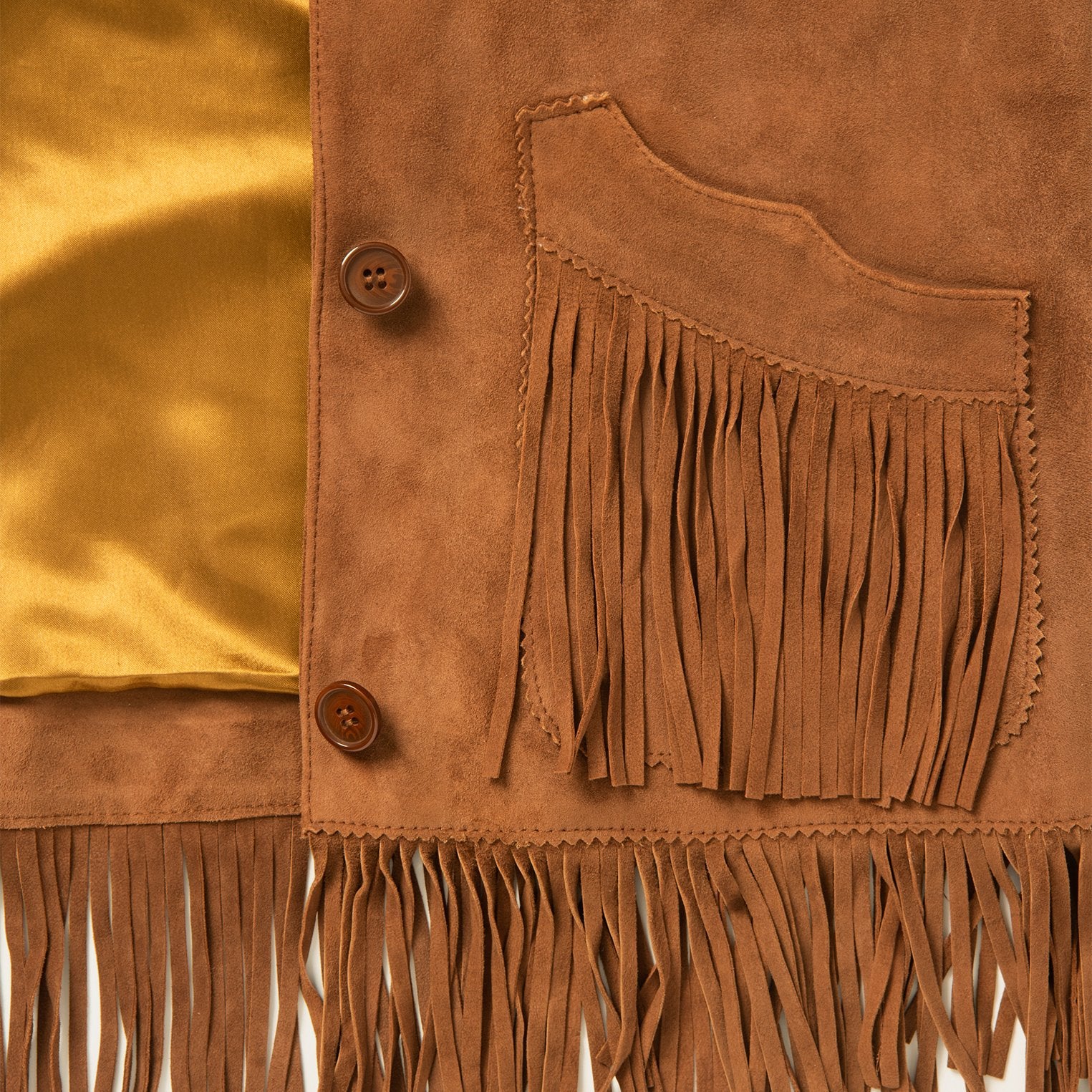Lamb Suede Fringed Jacket - Image 6