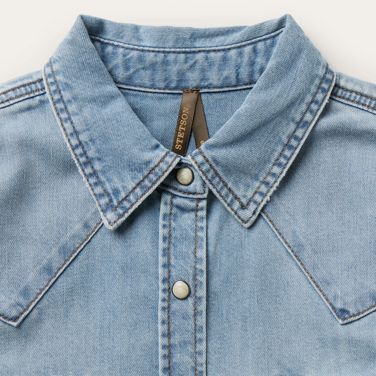 Loose Fit Denim Shirt - Image 4