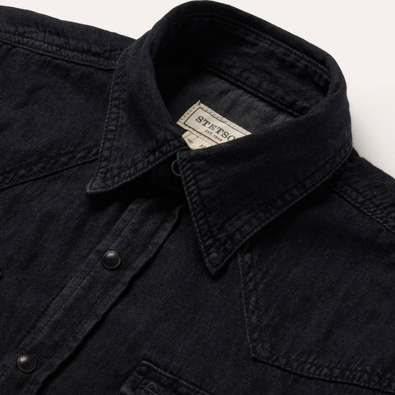Modern Denim Western Shirt - Image 4