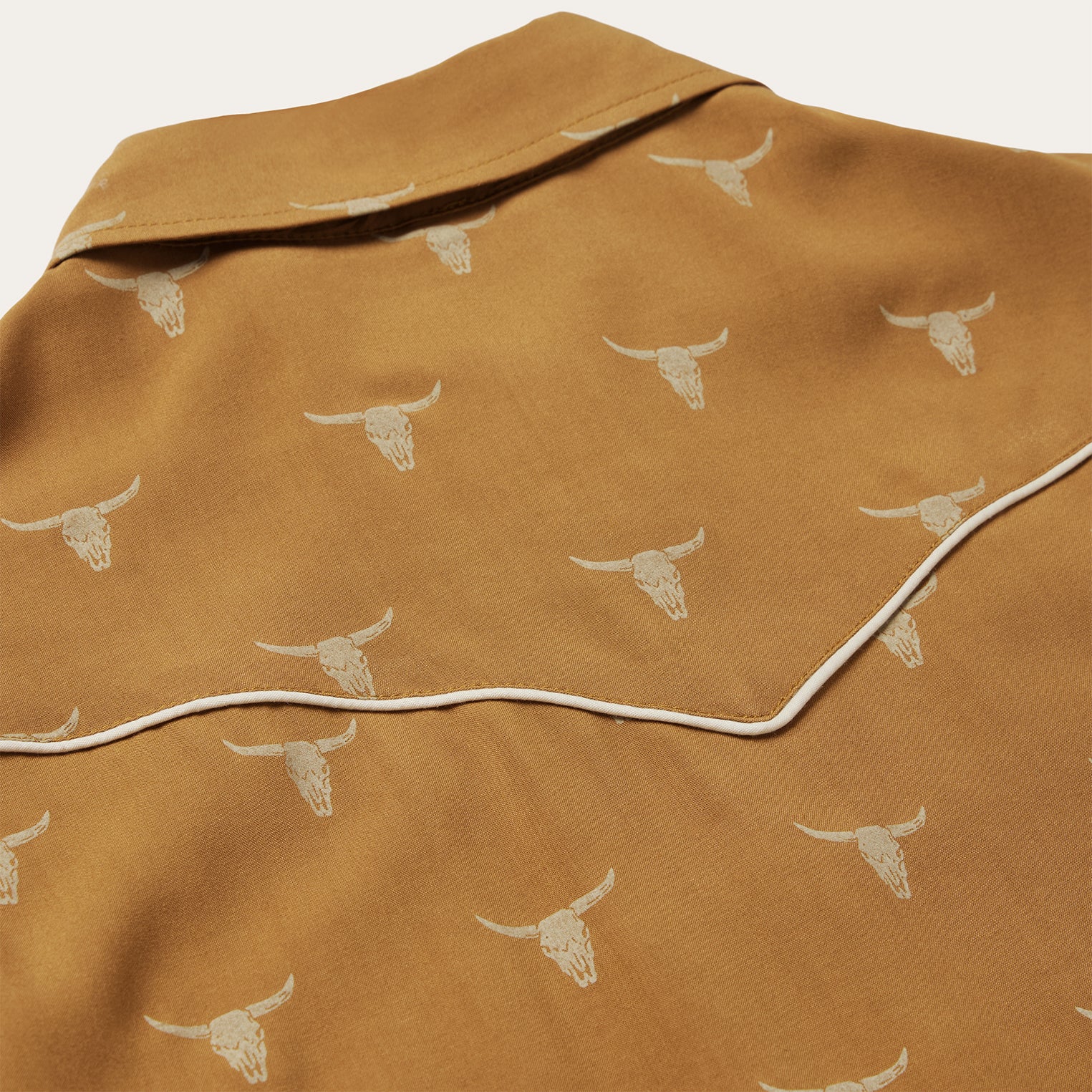 Mojave Longhorn Print Snap Western Shirt - Image 4