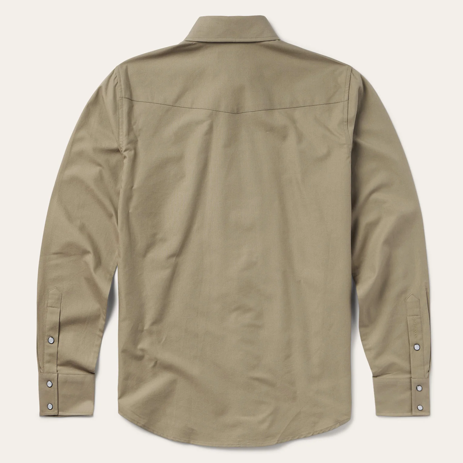 Olive Oxford Western Shirt - Image 4