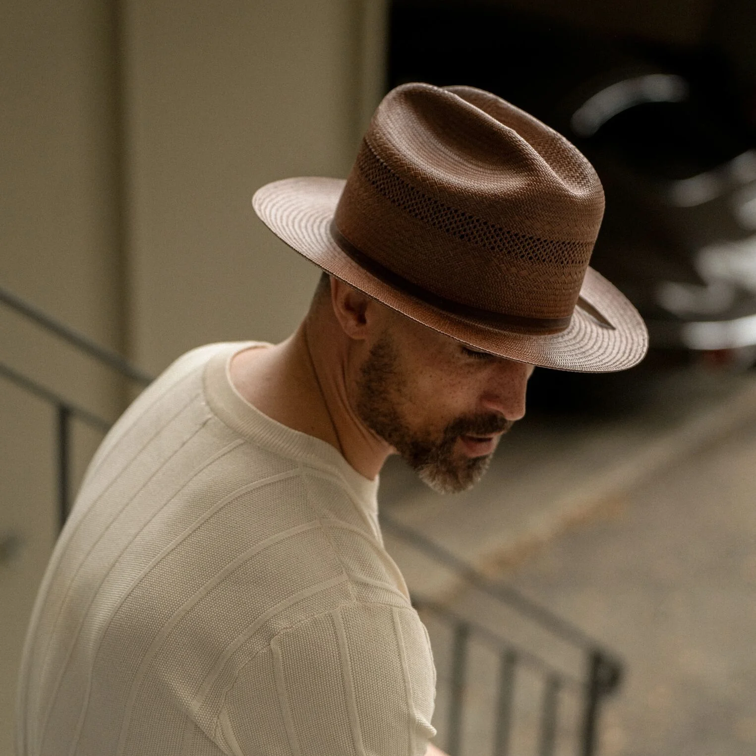 Open Road Vented Straw Cowboy Hat - Image 2