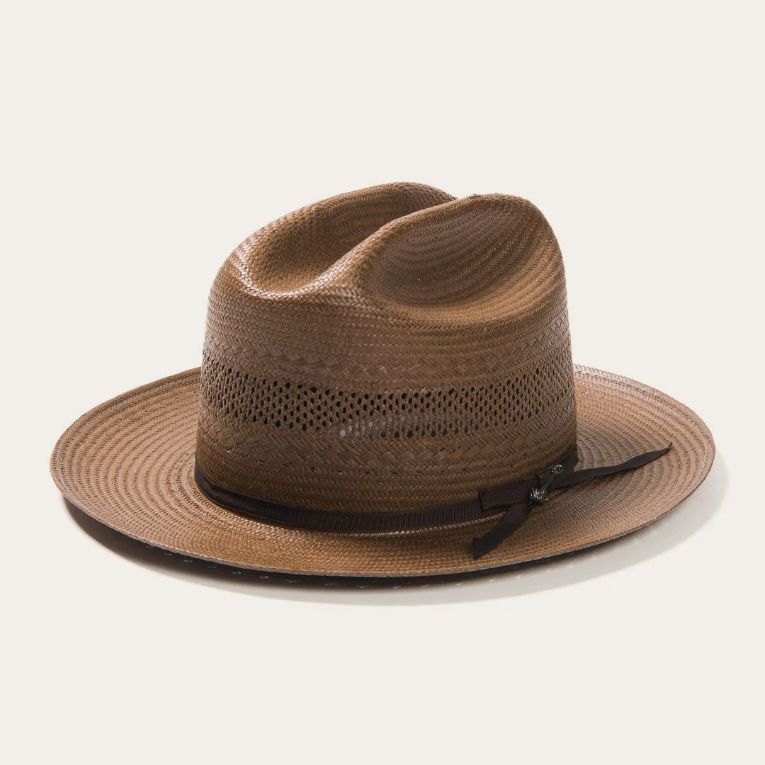 Open Road Vented Straw Cowboy Hat - Image 4