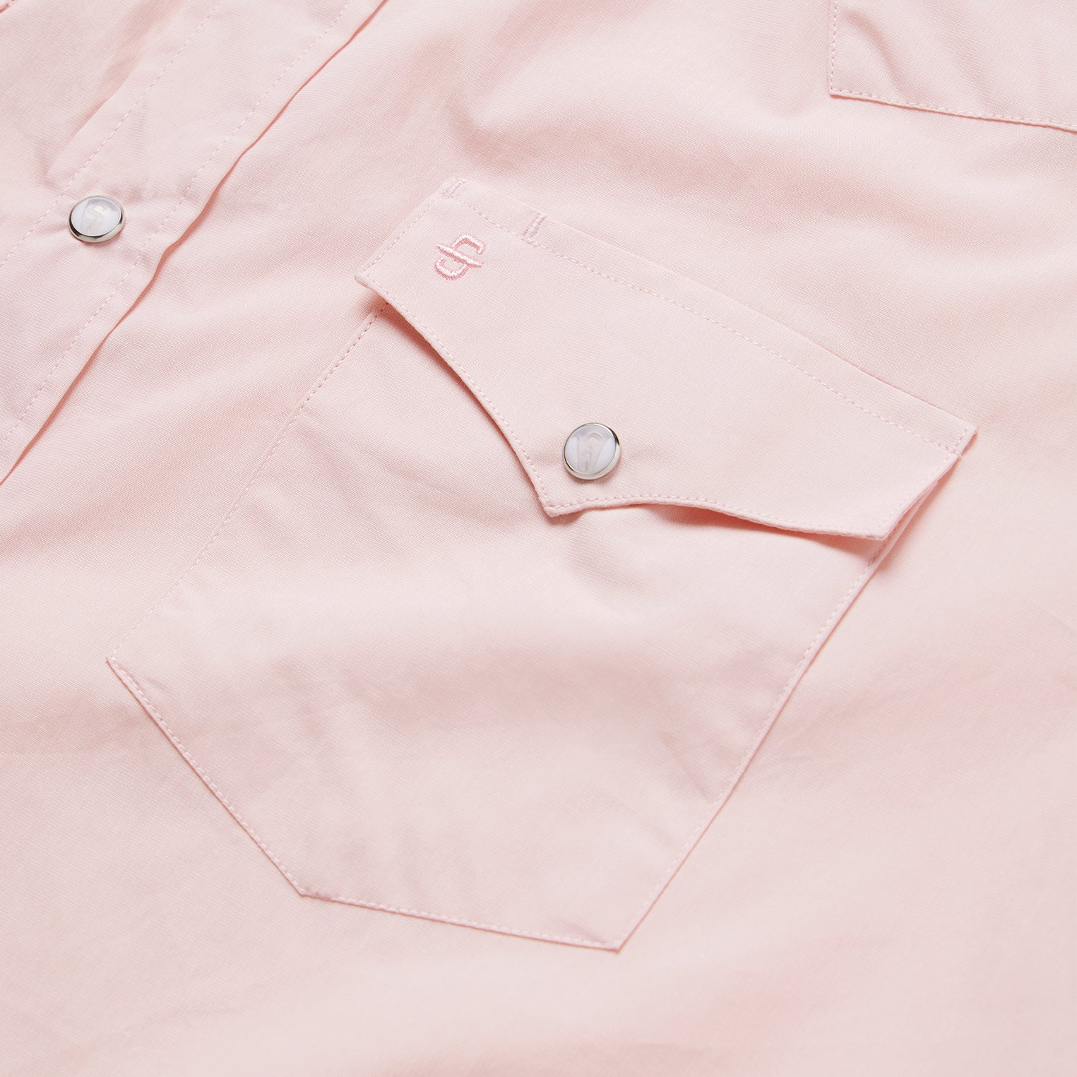 Pink End-On-End Western Shirt - Image 4