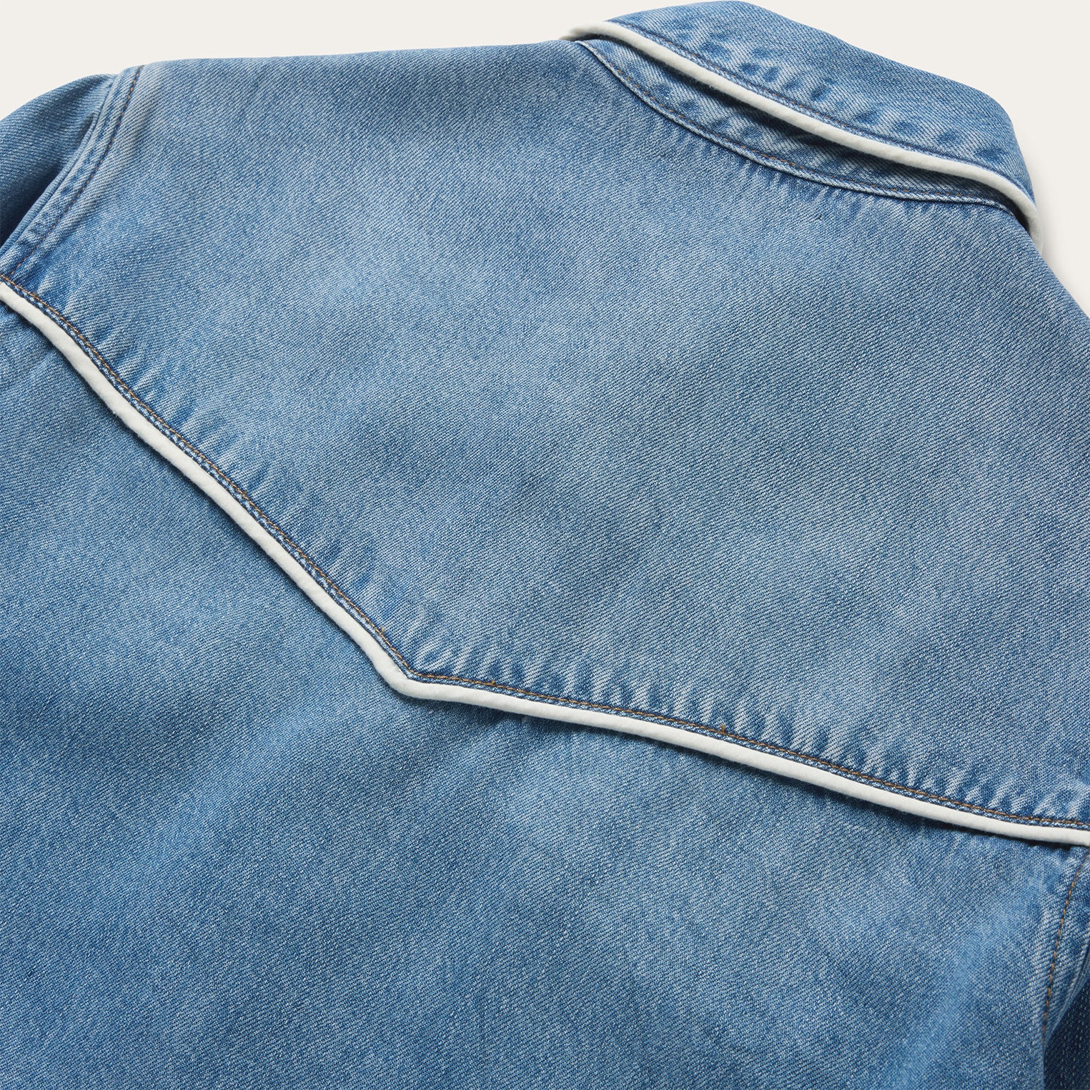 Piped Denim Shirt - Image 4