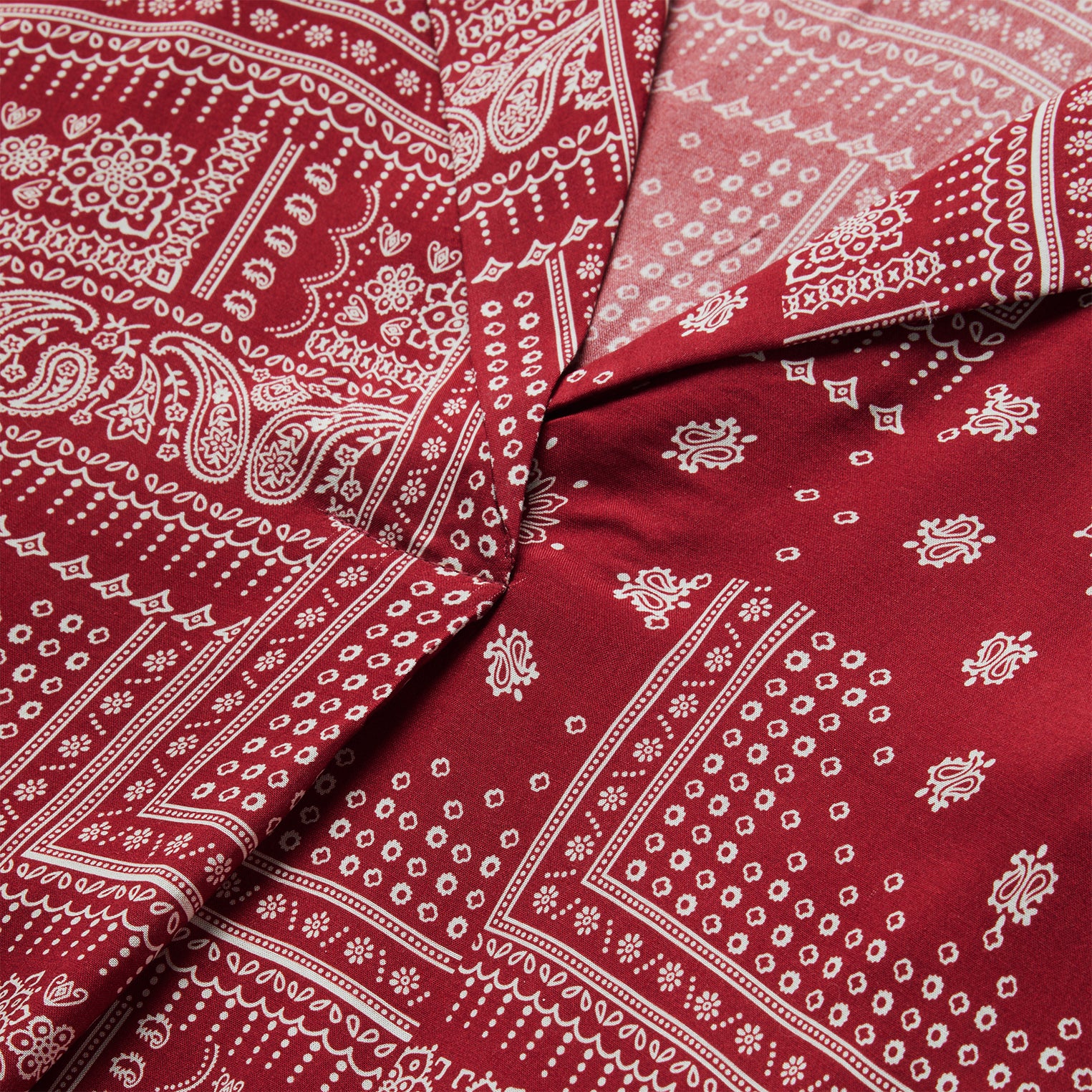 Red Bandana Patchwork Blouse - Image 5