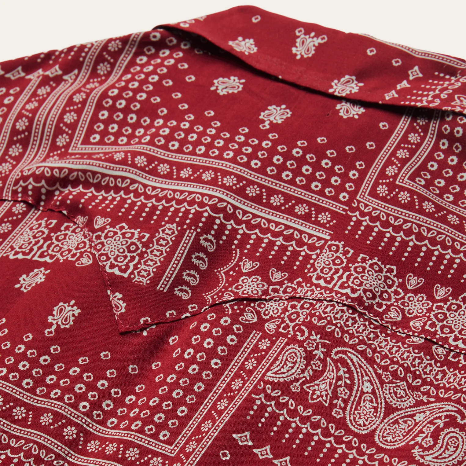 Red Bandana Patchwork Shirt - Image 4
