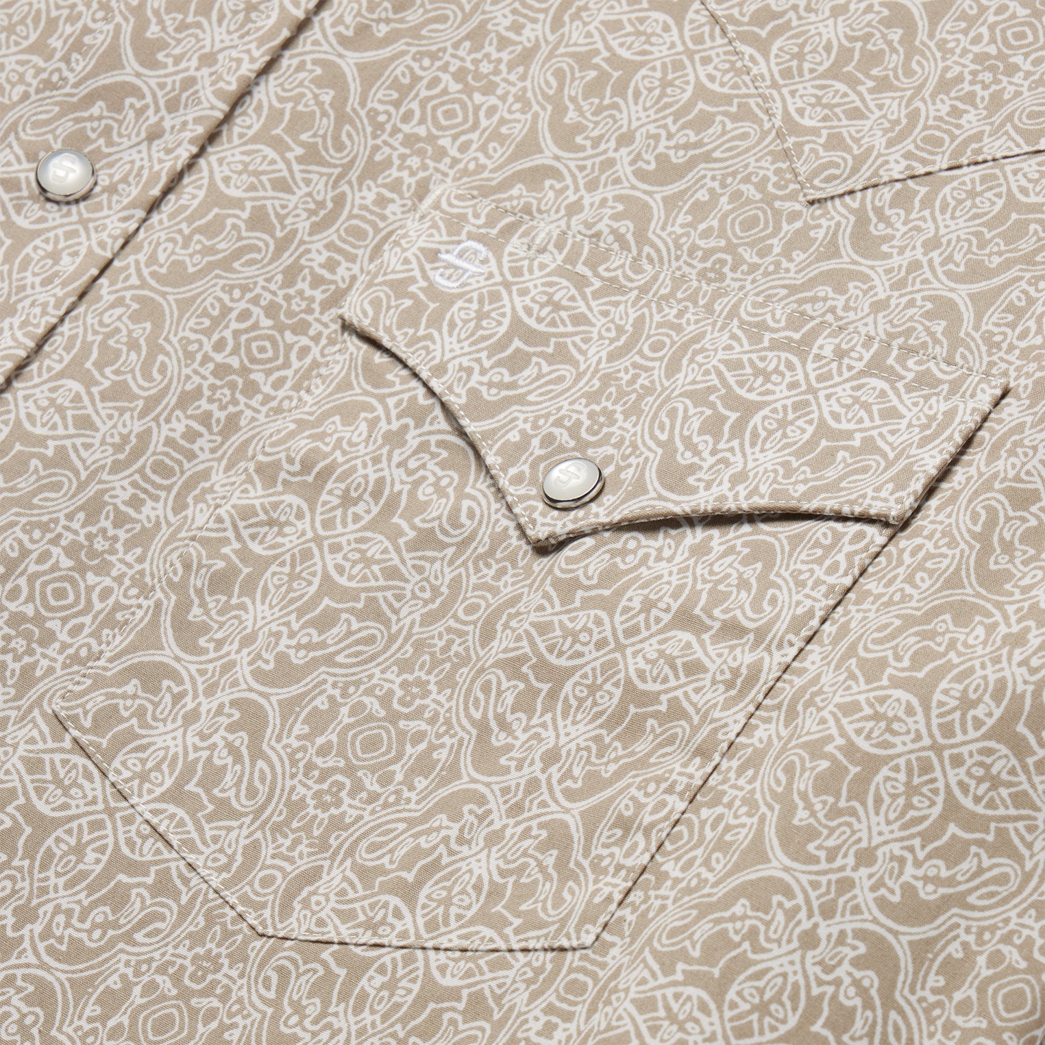 Medallion Print Western Shirt - Image 4