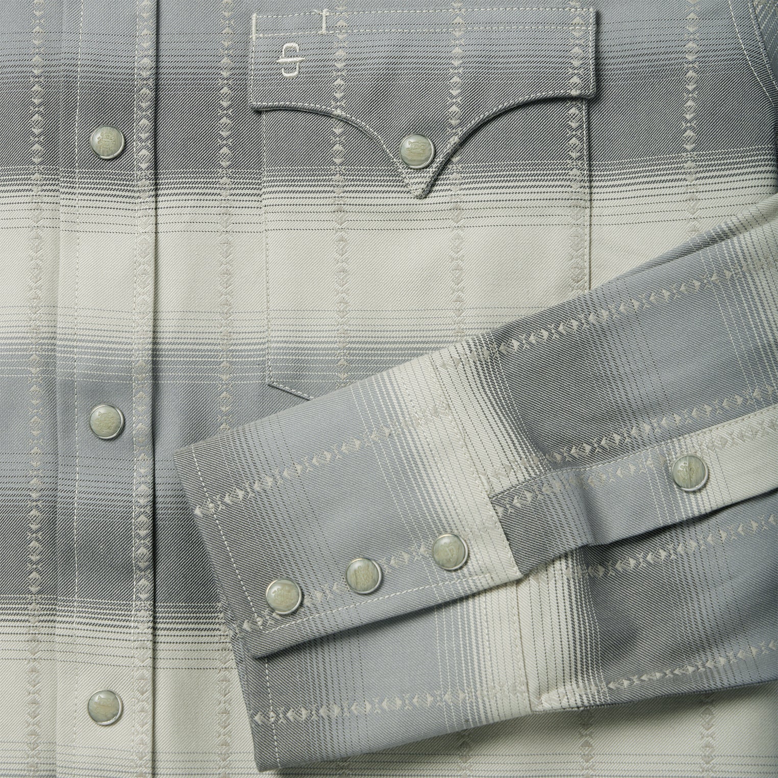 Serape Dobby Twill Western Shirt - Image 4