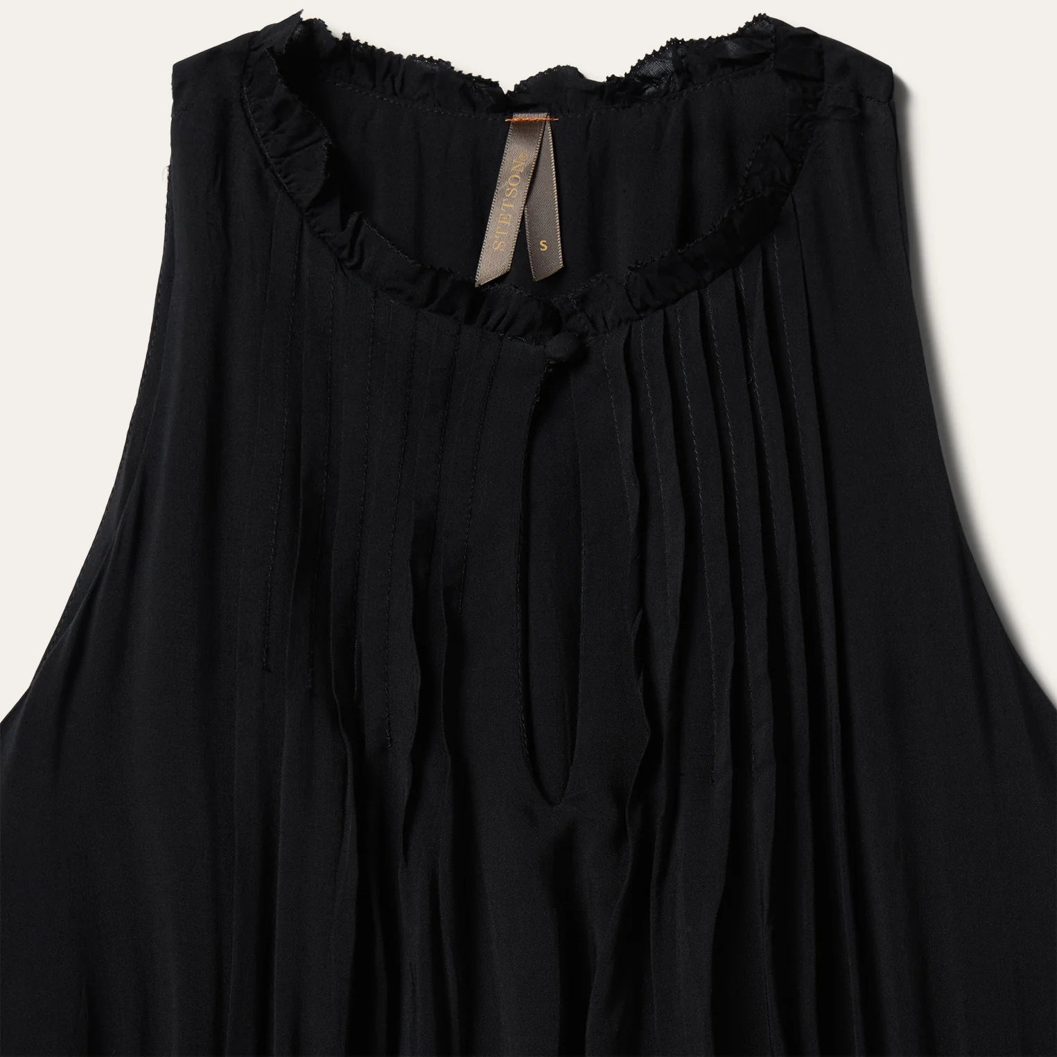 Solid Sleeveless Prairie Dress - Image 3