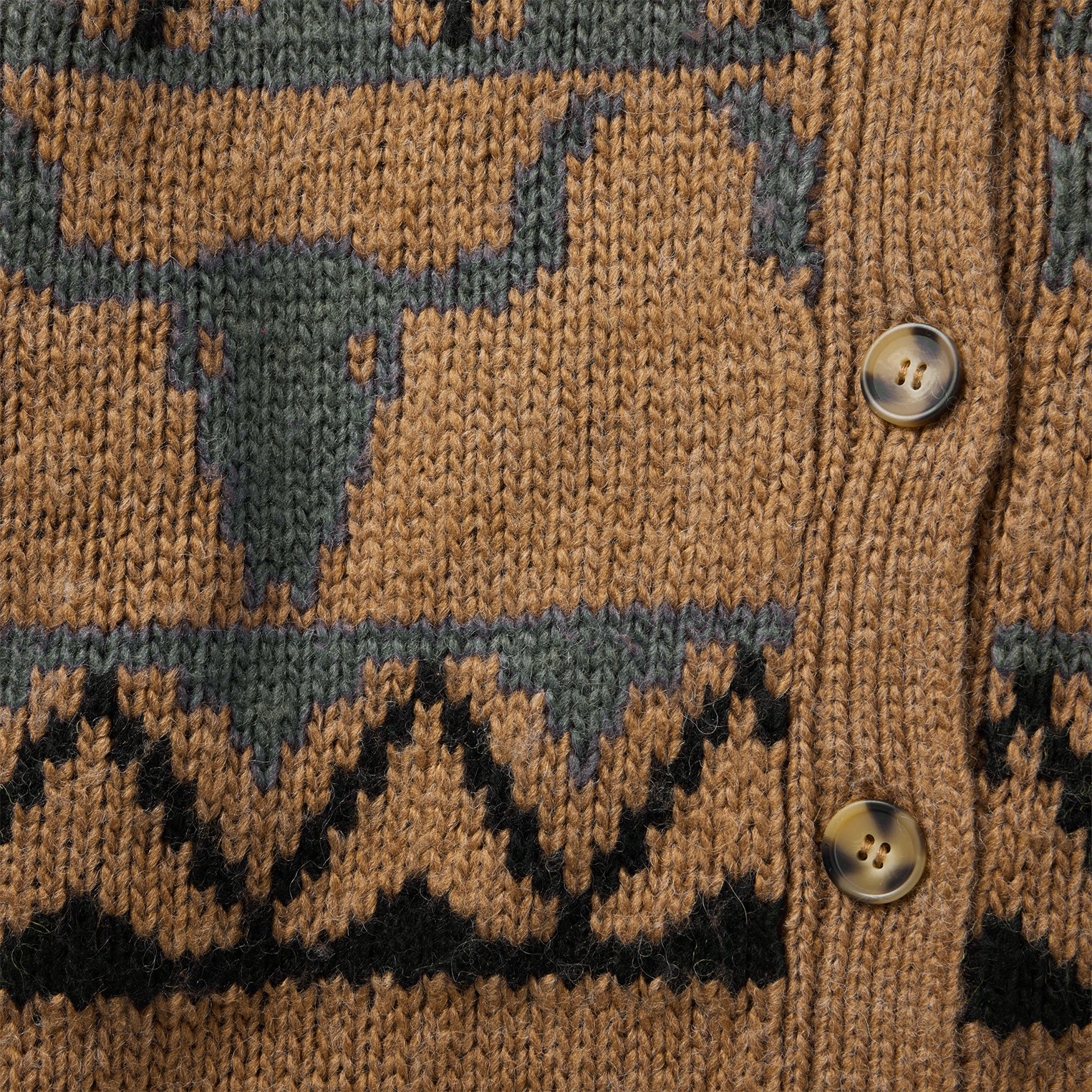 Steer Head Cropped Cardigan - Image 4