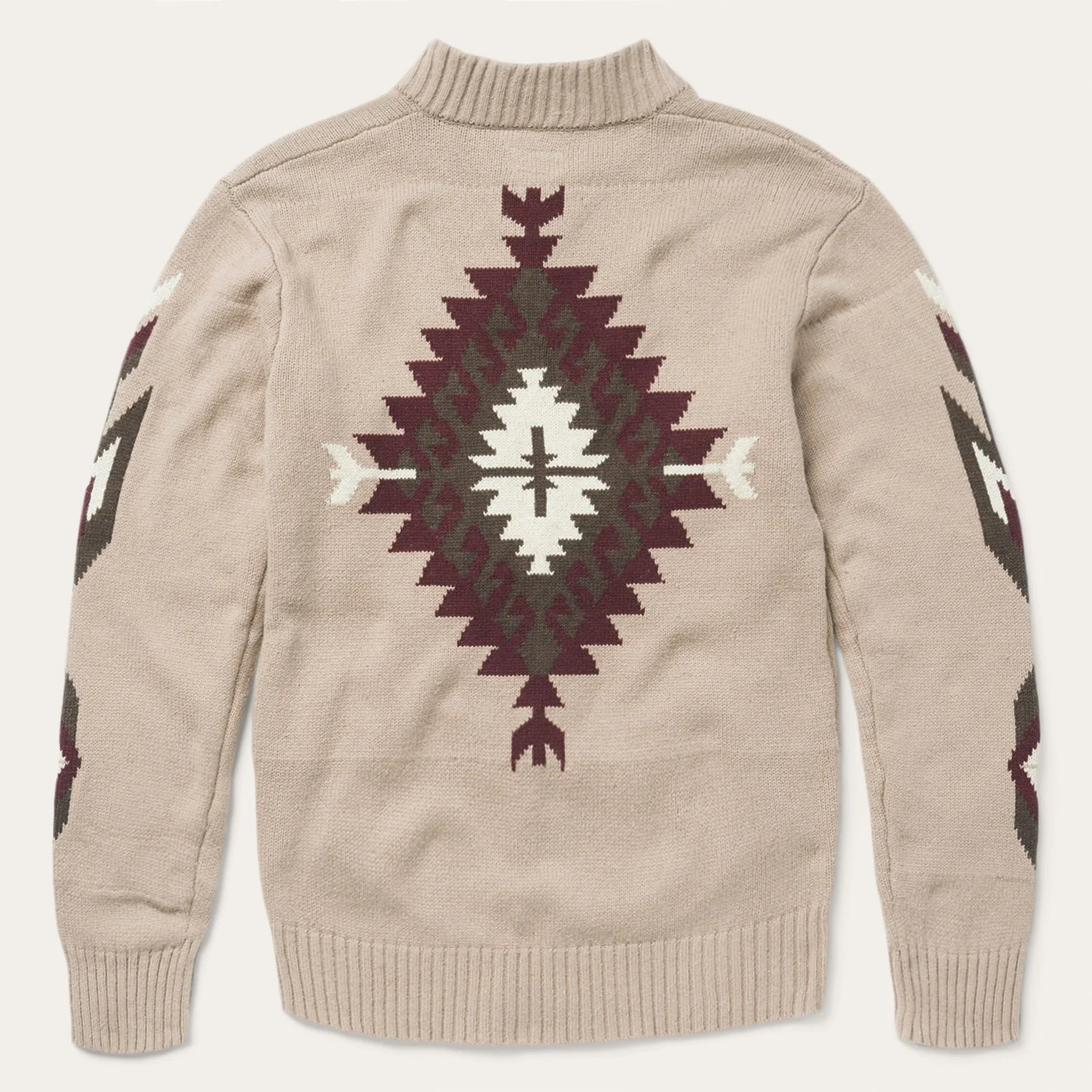 Brown Aztec Cardigan - Image 2