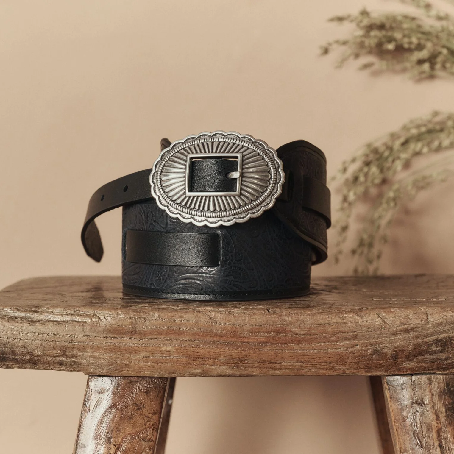Stetson & THE GREAT. Tooled Waist Belt - Image 2