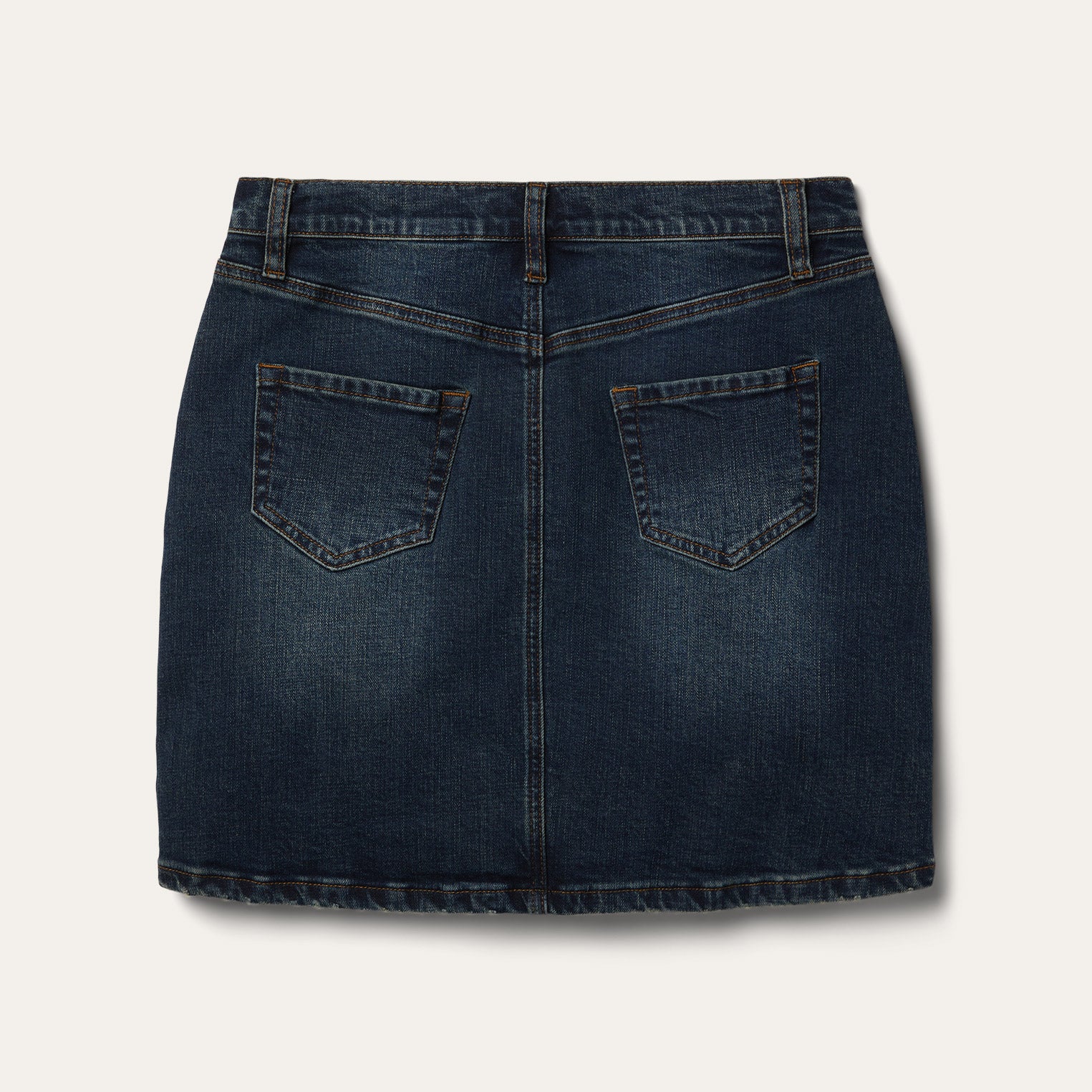 Stretch Denim 5-Pocket Skirt - Image 4