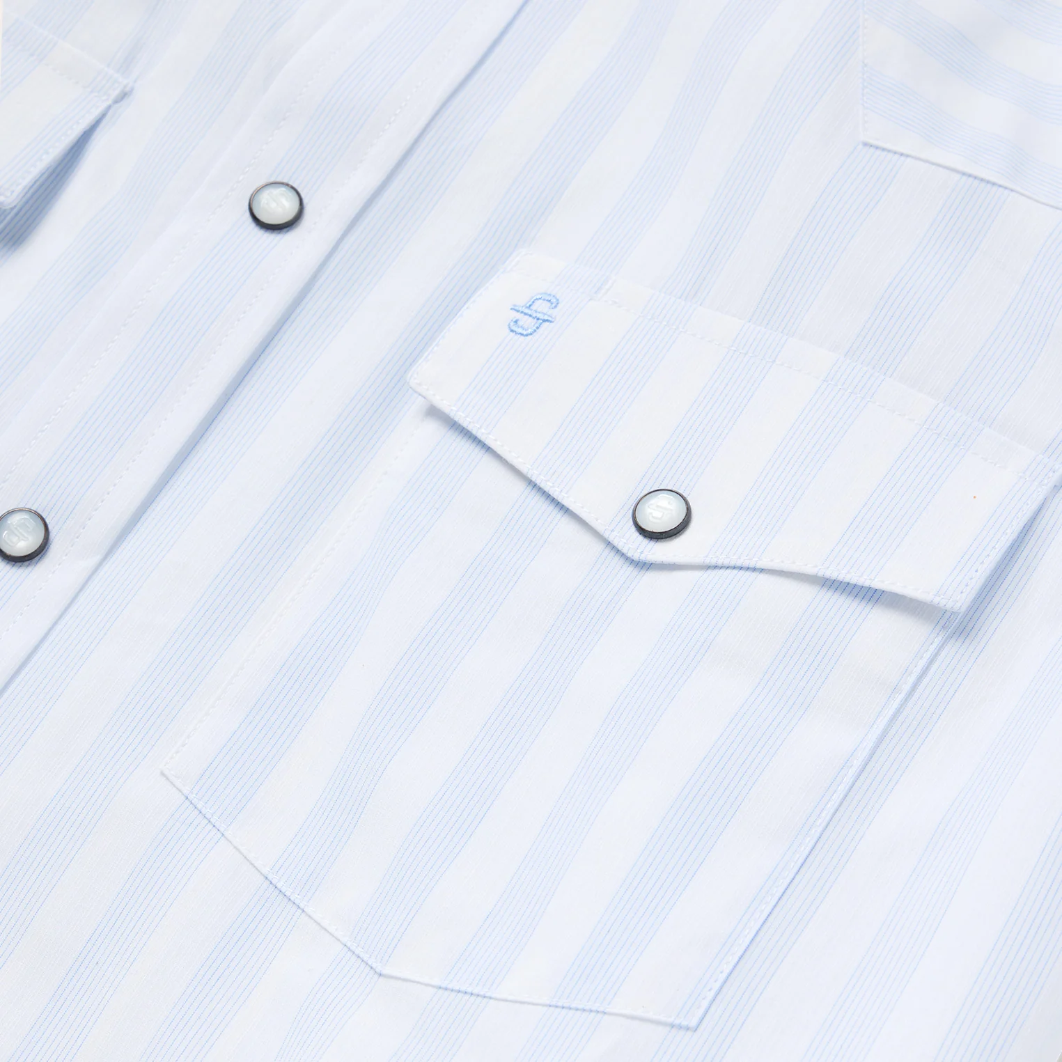 Stripe Oxford Western Shirt - Image 5