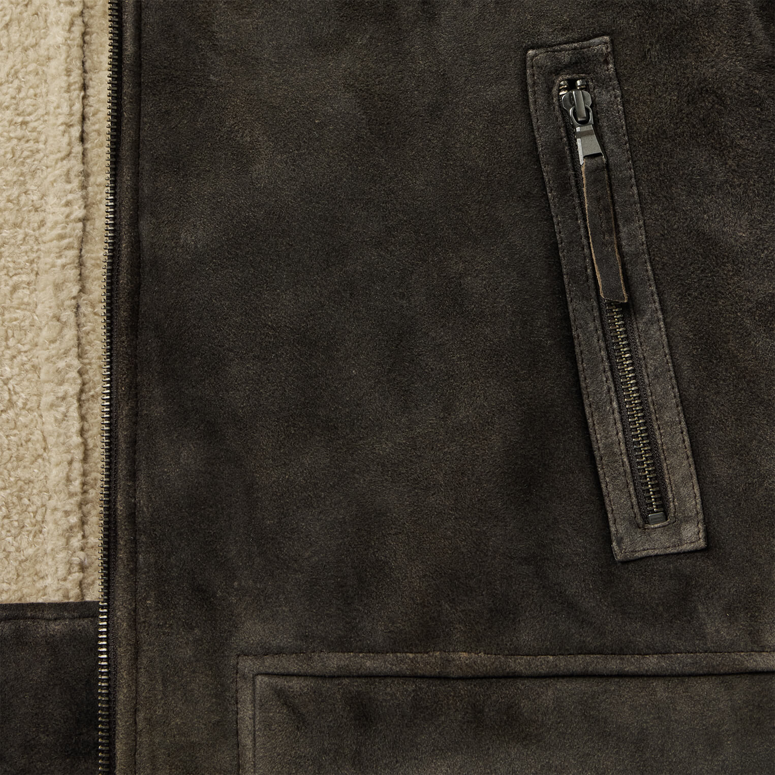 Suede Hooded Jacket - Image 5