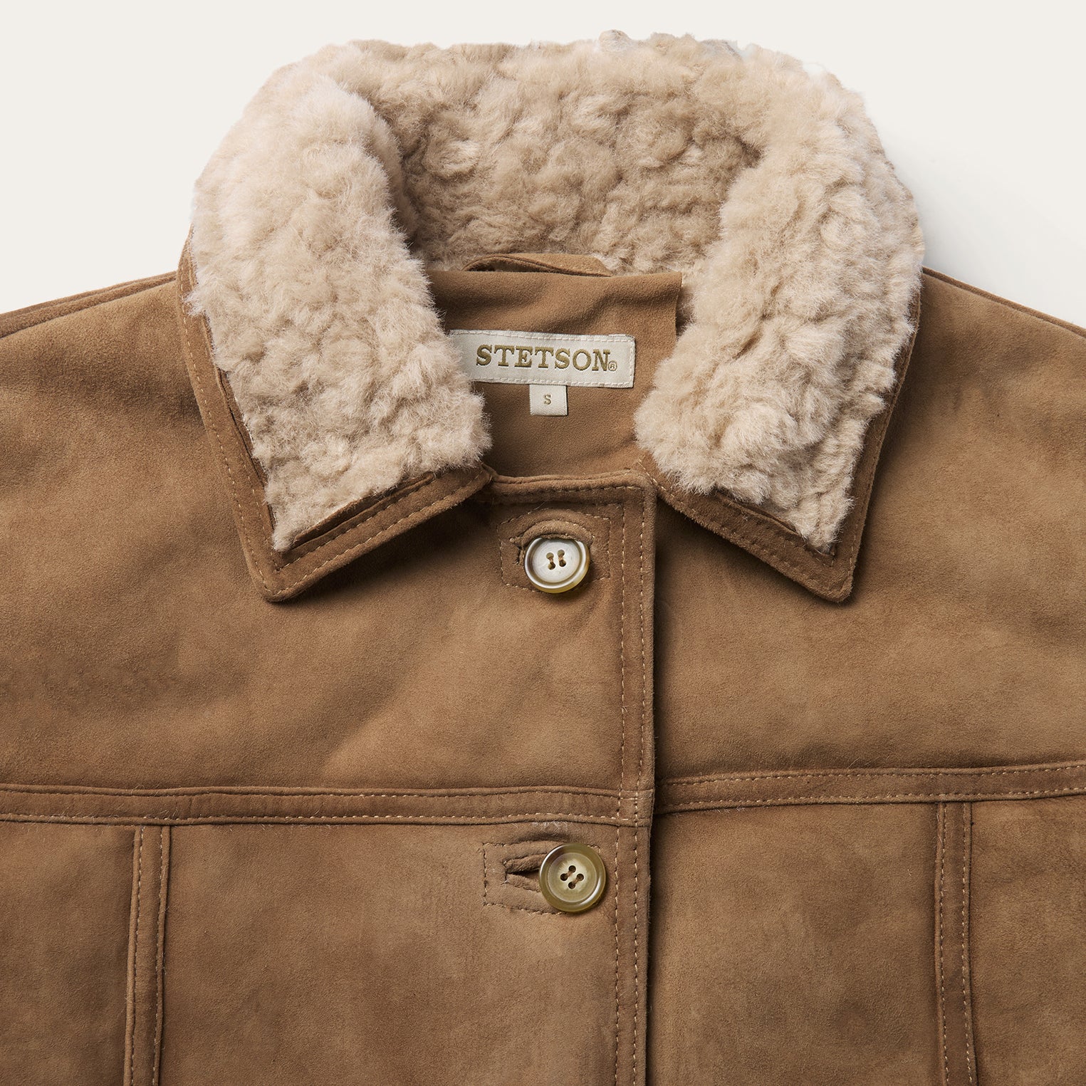 Suede Shearling Jacket - Image 7