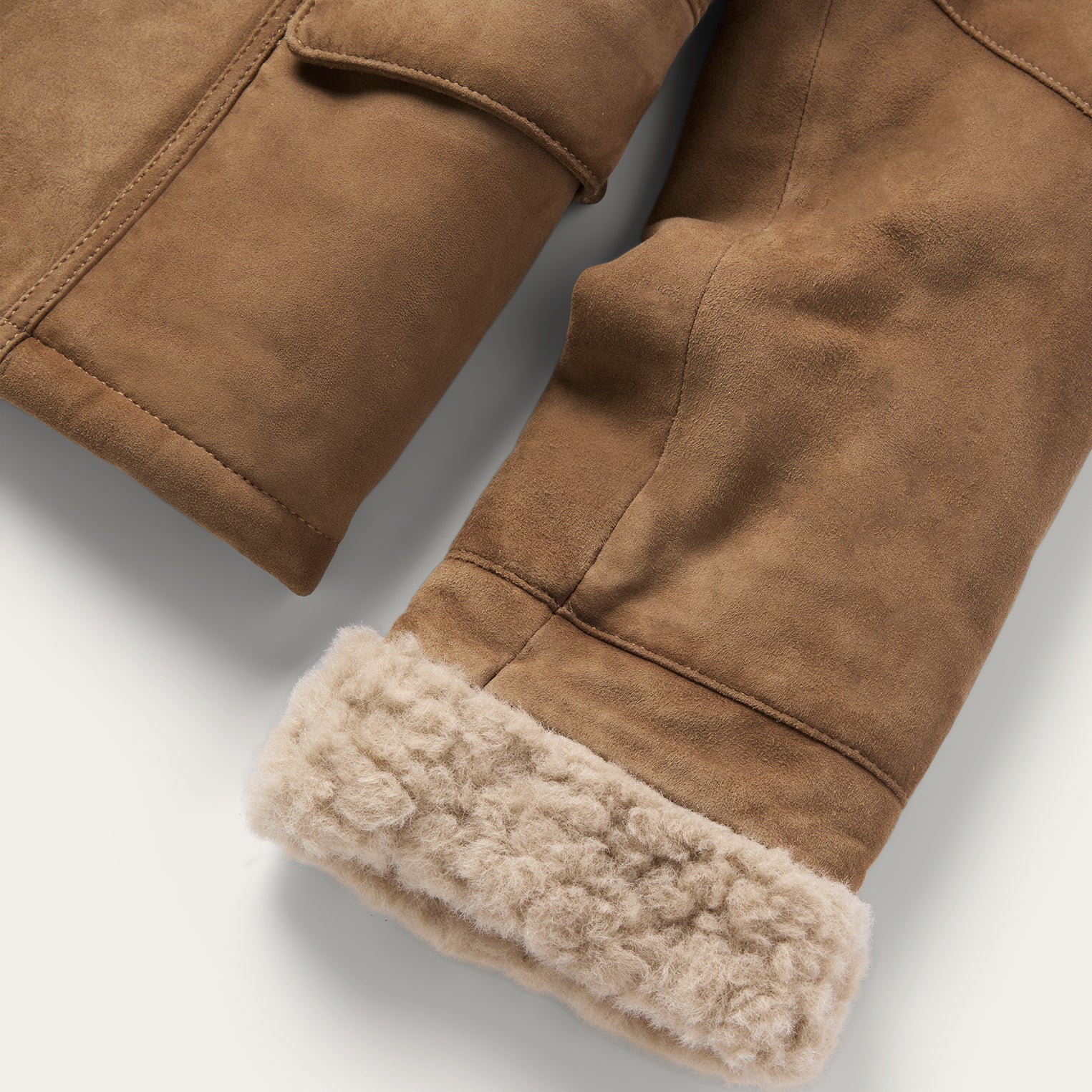 Suede Shearling Jacket - Image 9