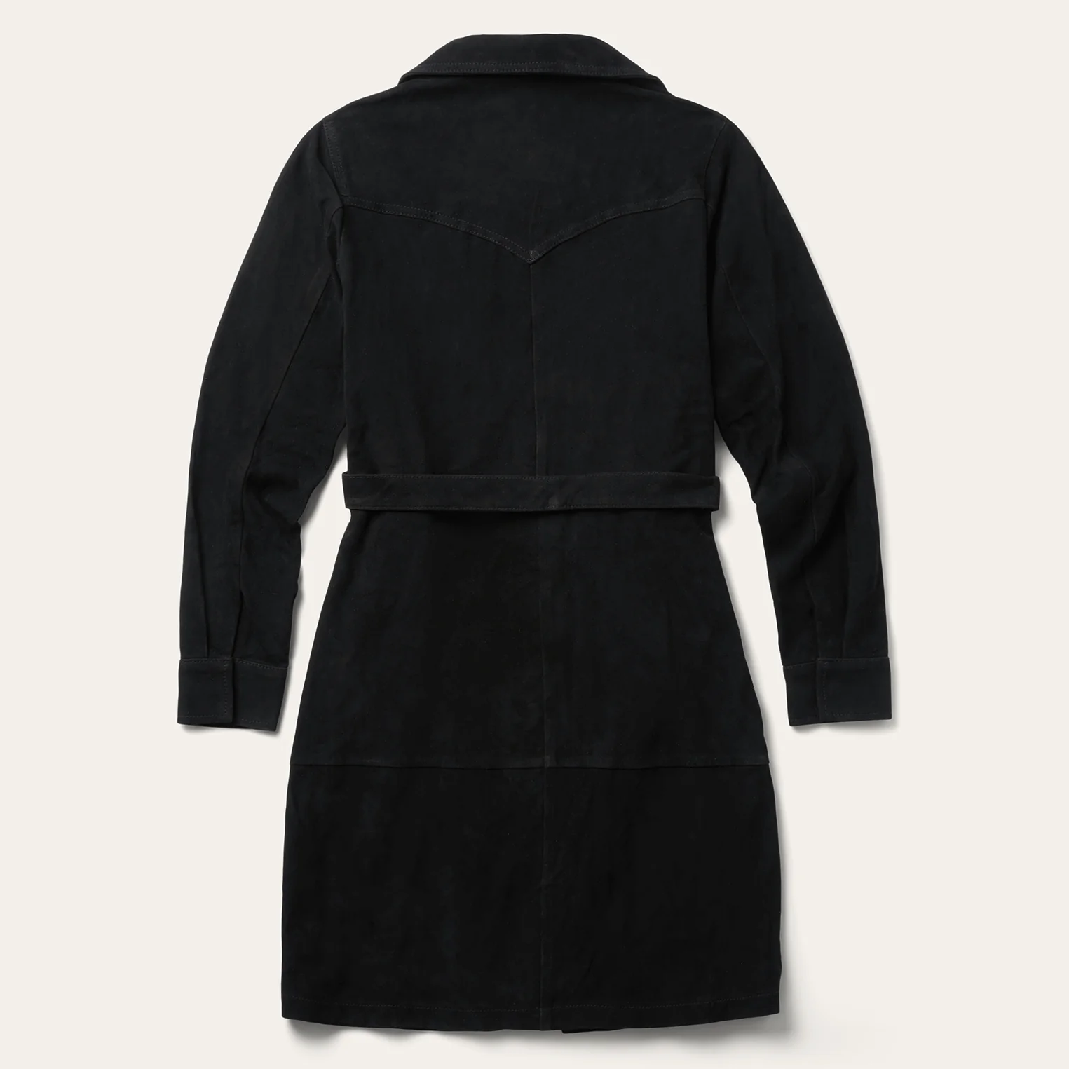 Suede Western Shirt Dress - Image 2