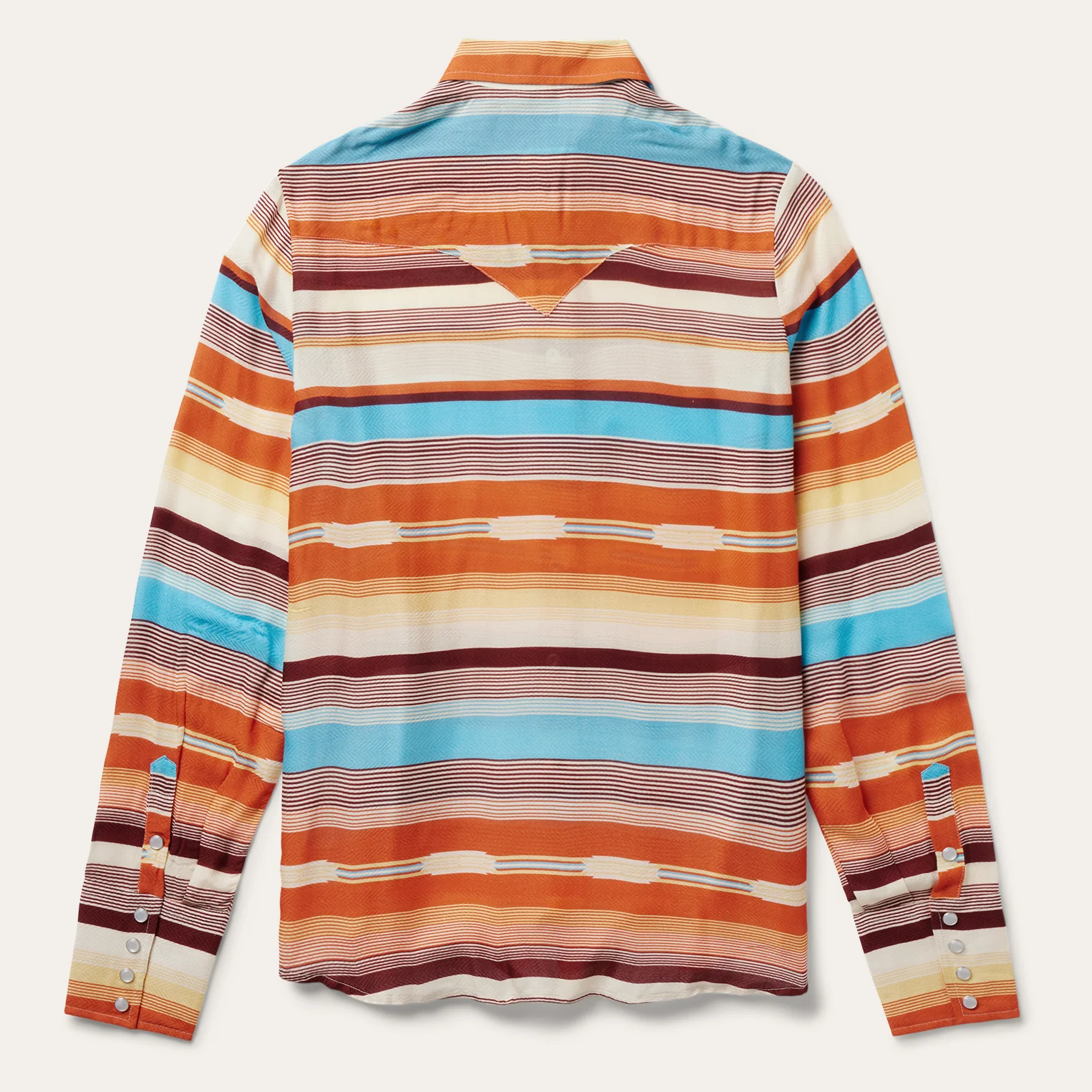 Sunset Serape Print Western Shirt - Image 4