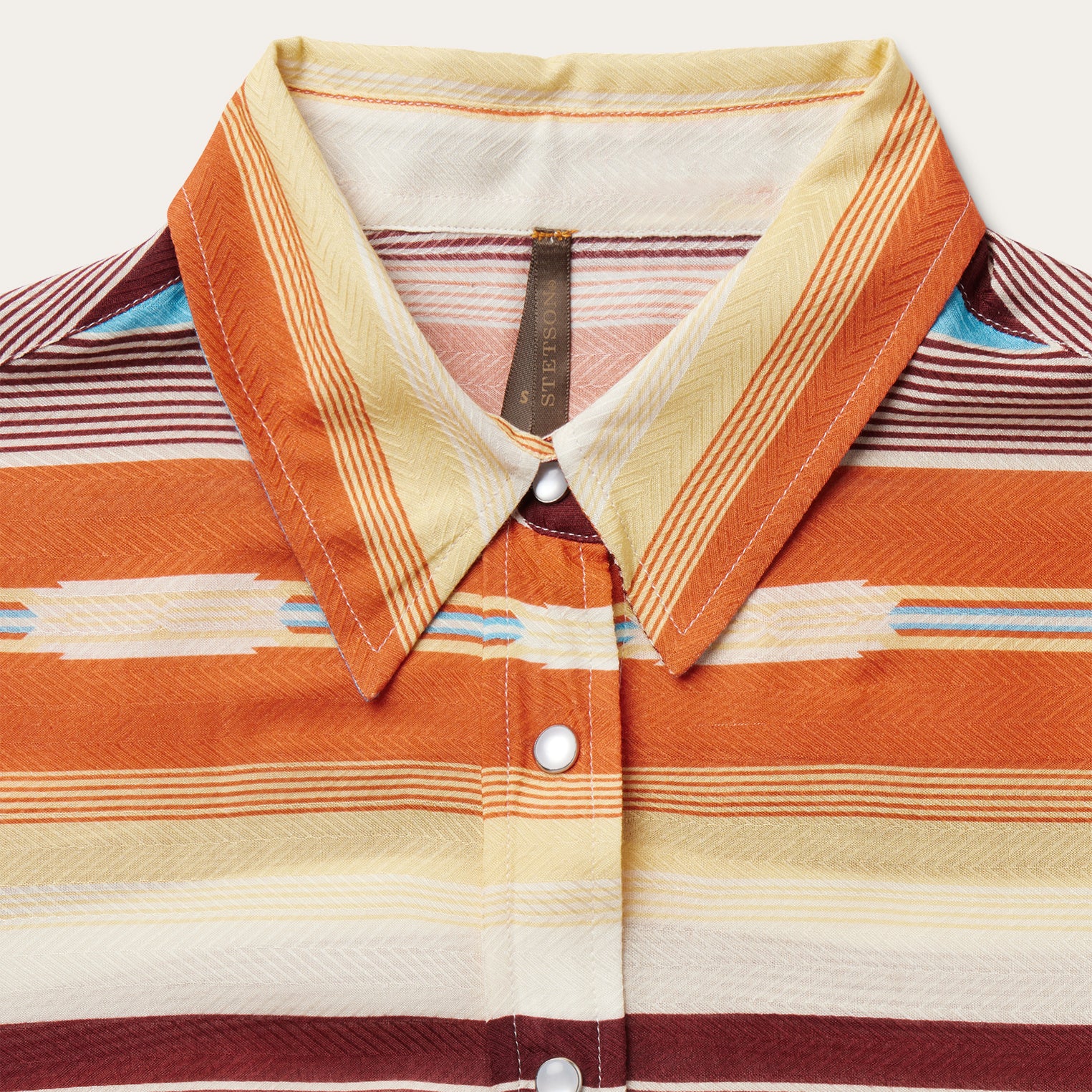 Sunset Serape Print Western Shirt - Image 5