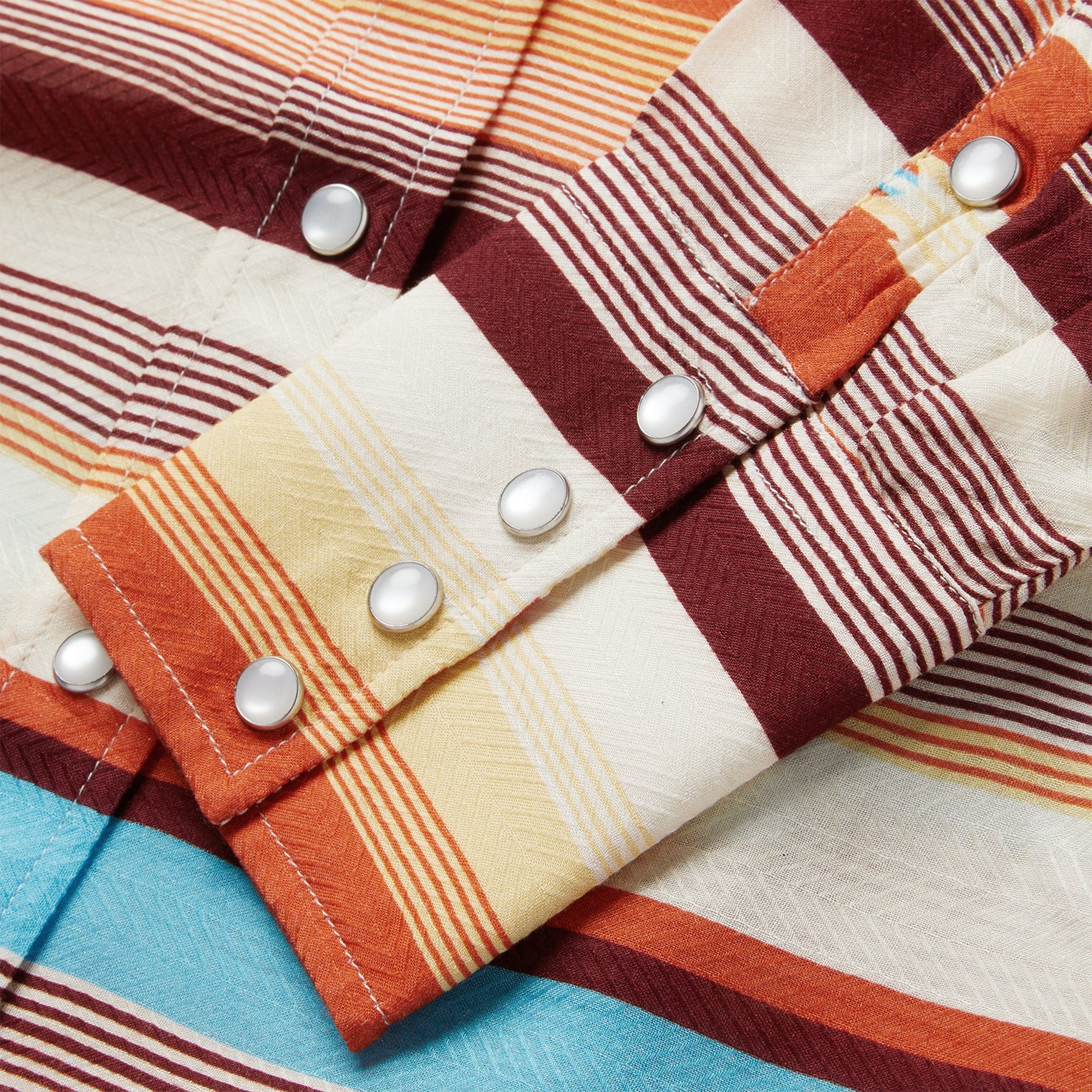 Sunset Serape Print Western Shirt - Image 7