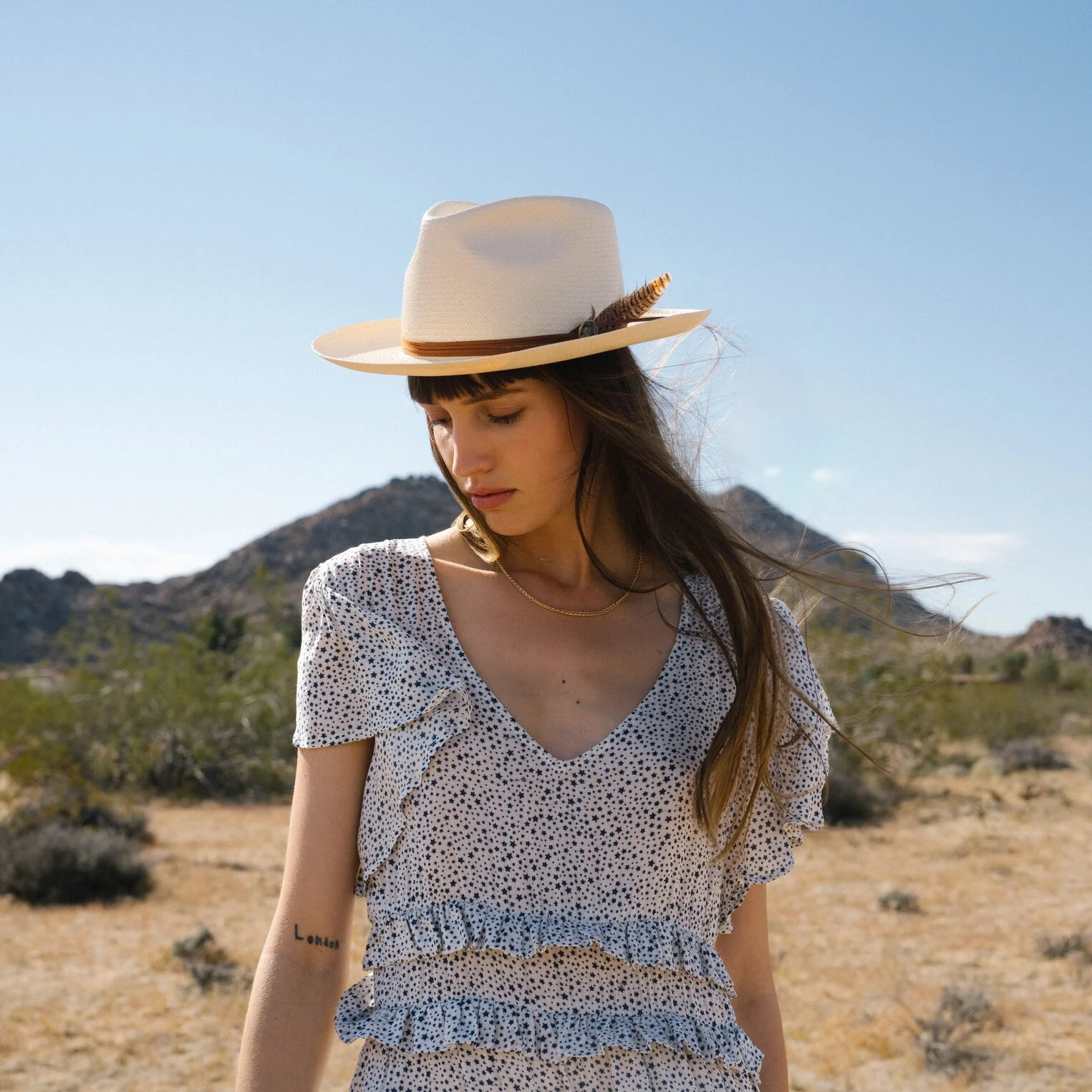 Tallahassee Shantung Straw Fedora - Image 2