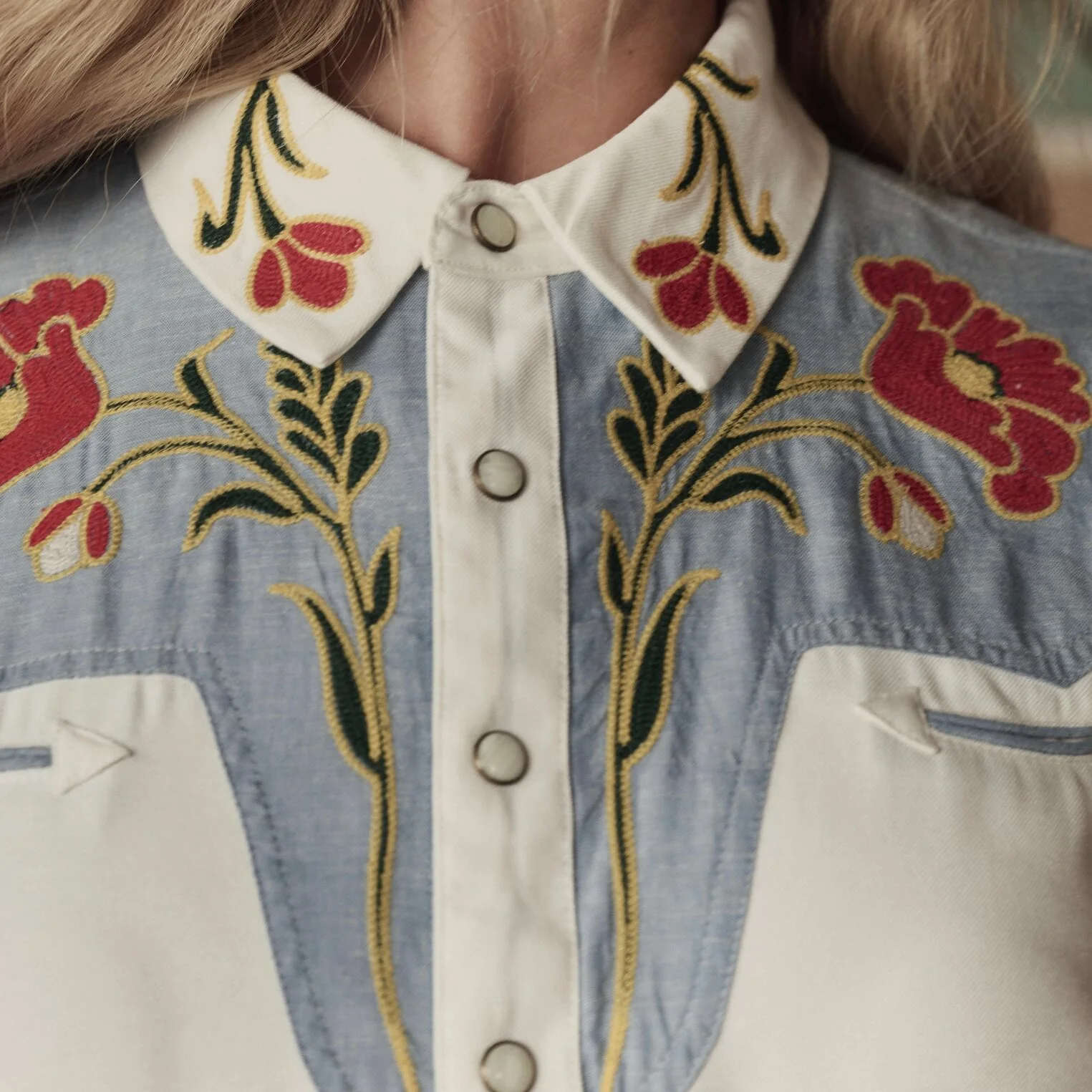 Stetson & THE GREAT. The Embroidered Western Shirt - Image 3