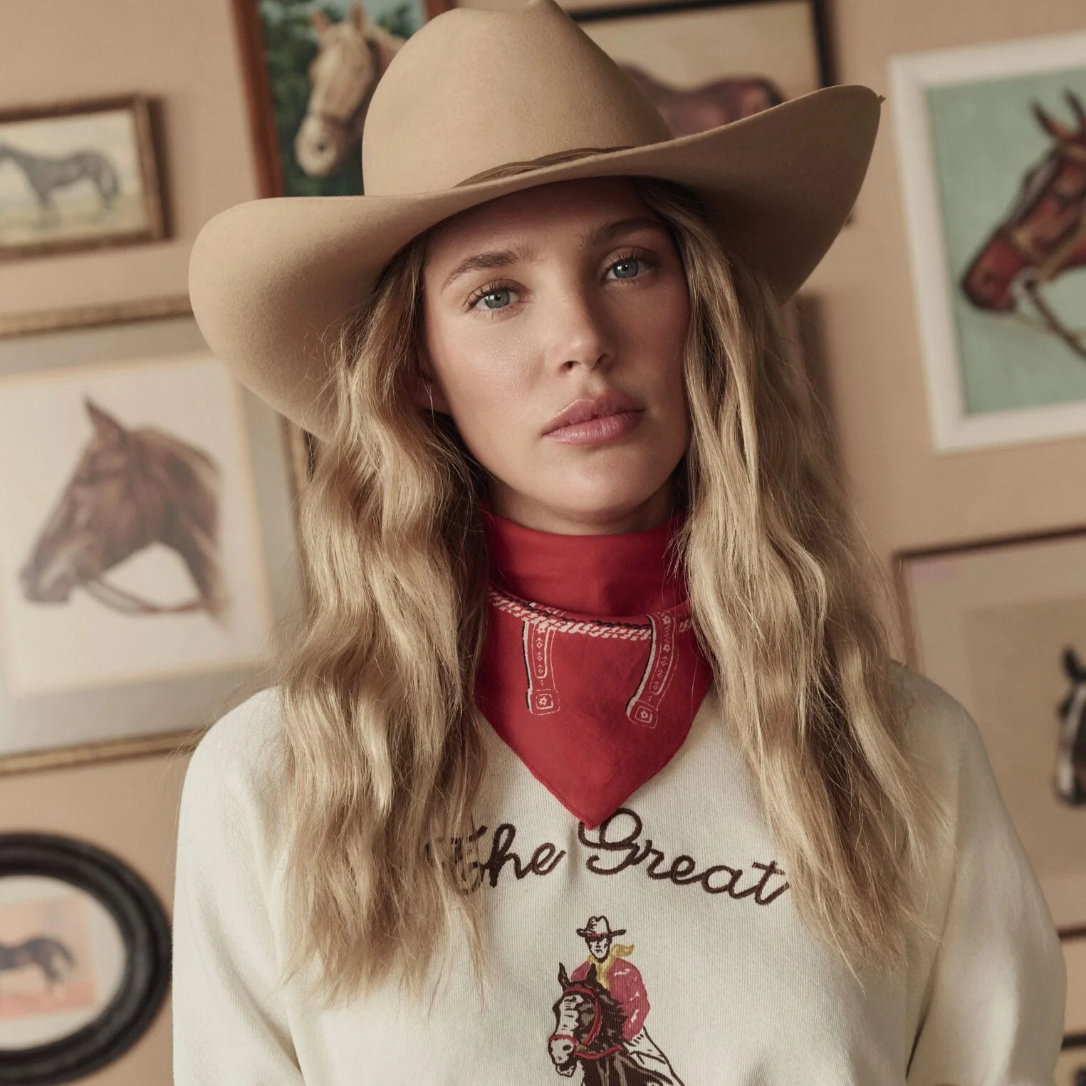 Stetson & THE GREAT. The Stetson Western Bandana - Image 2