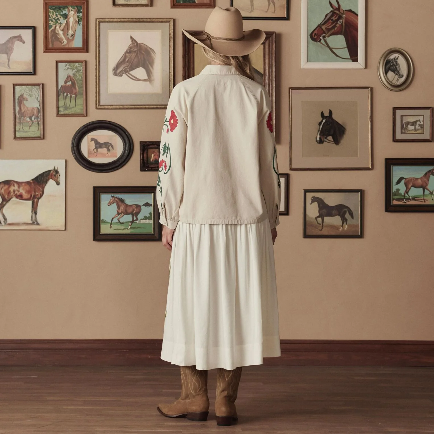 Stetson & THE GREAT. The Western Embroidered Commodore Jacket - Image 3