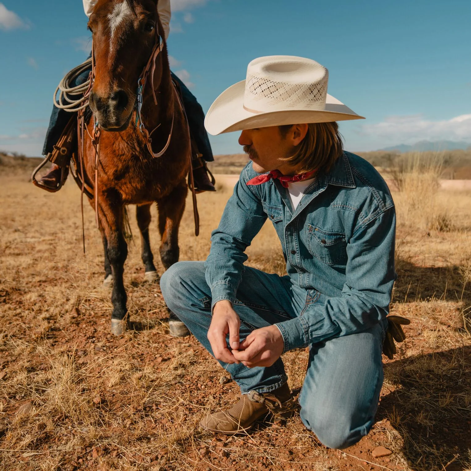 Thunder 10X Straw Cowboy Hat - Image 2