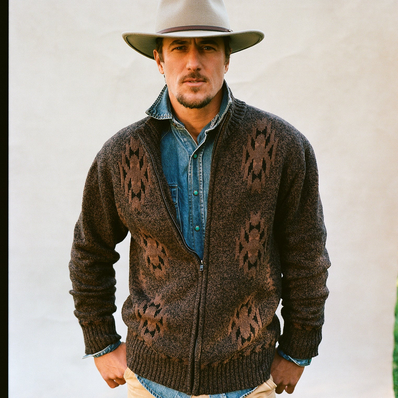 Vertical Aztec Cardigan - Image 3