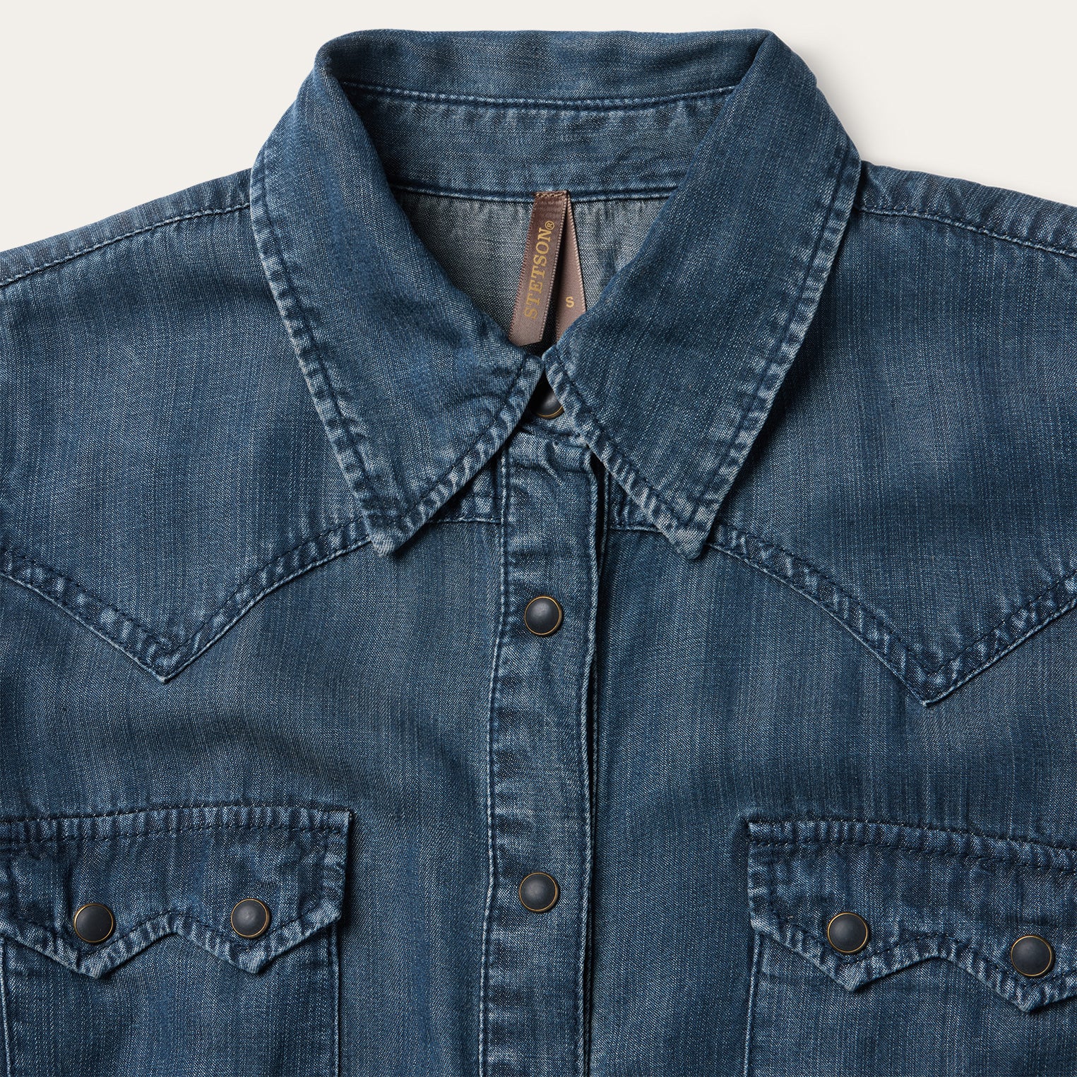 Western Denim Maxi Dress - Image 4