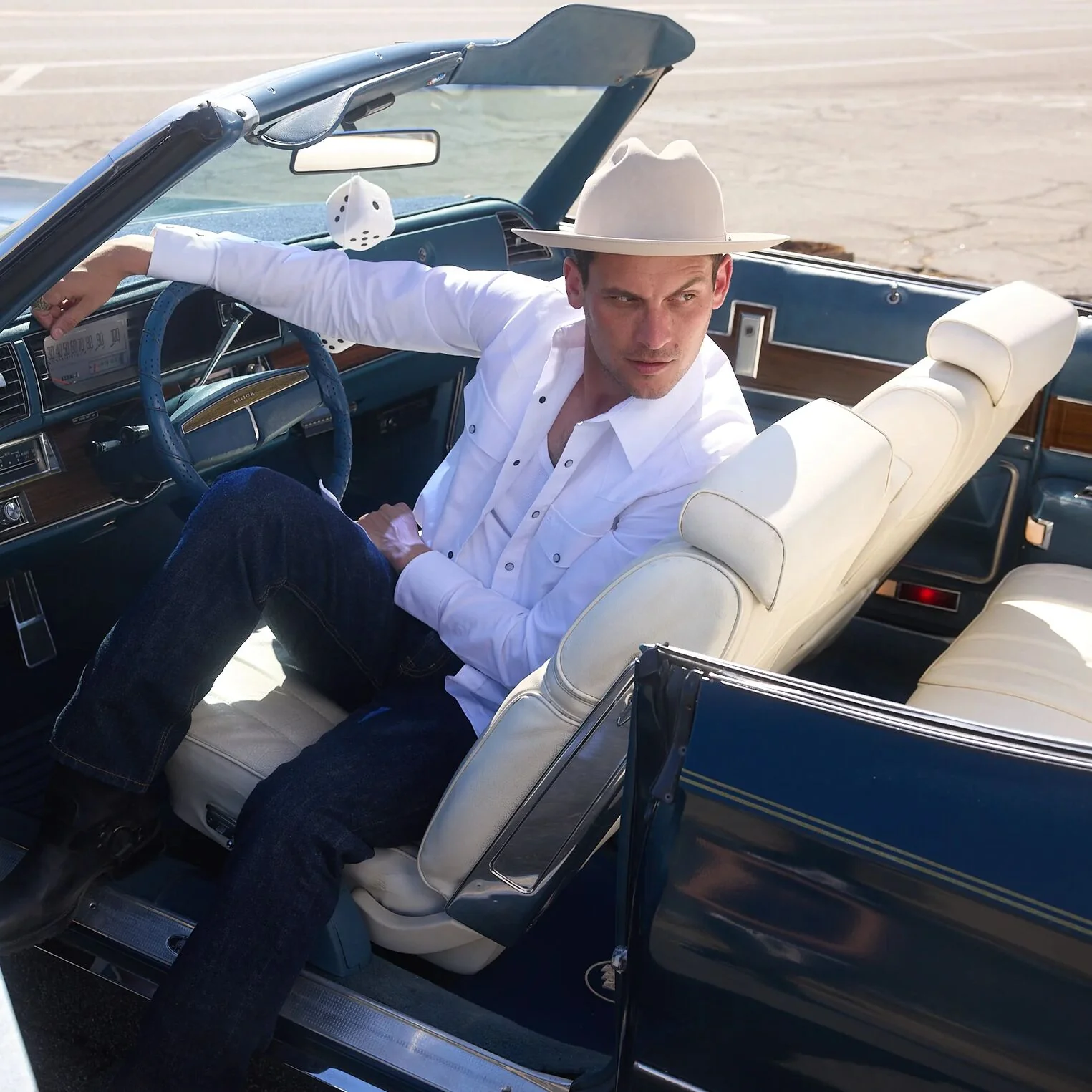 White Oxford Western Shirt - Image 4