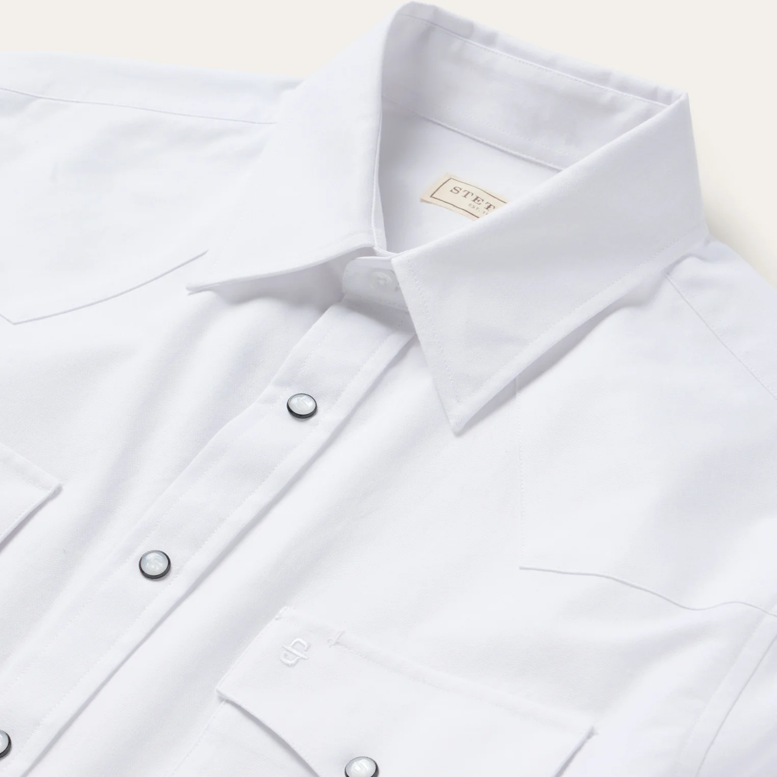 White Oxford Western Shirt - Image 6