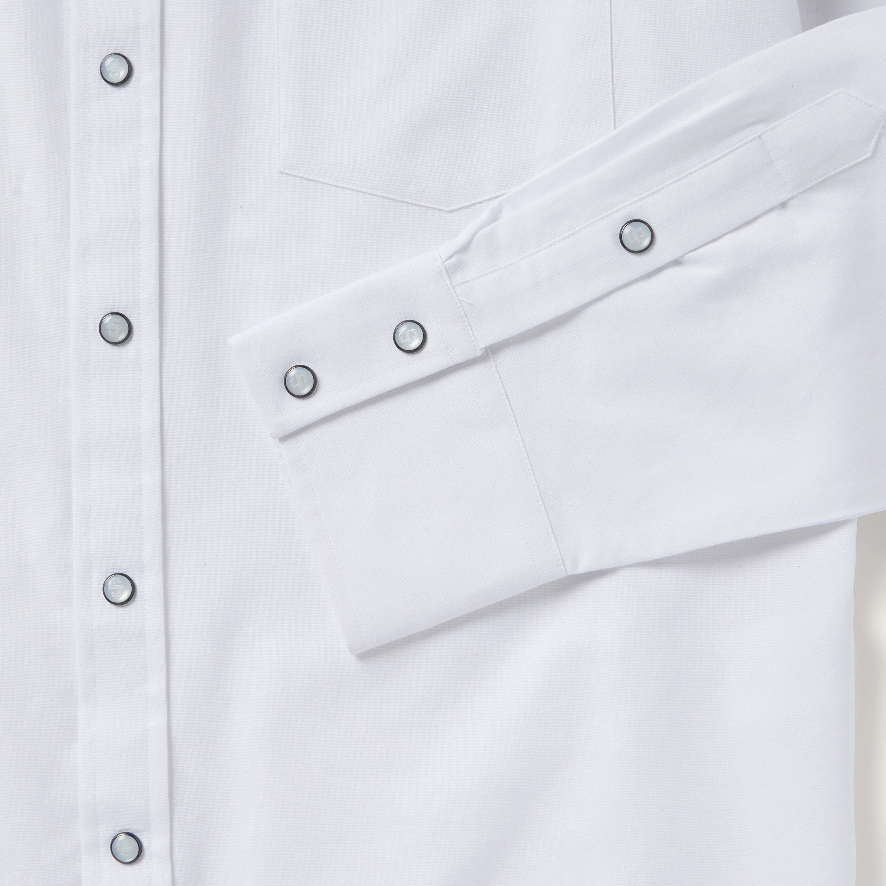 White Oxford Western Shirt - Image 8