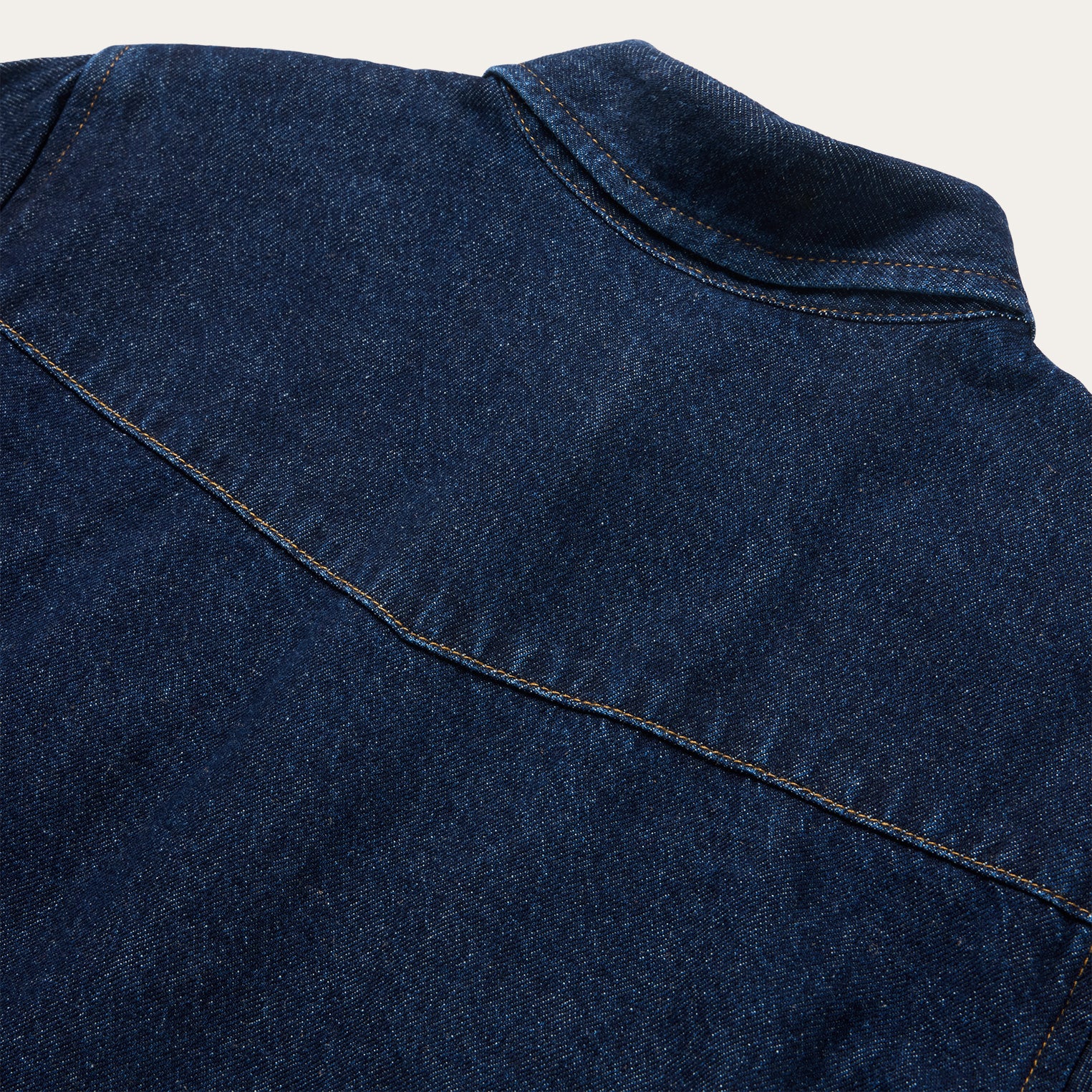 Raw Denim Western Shirt - Image 4