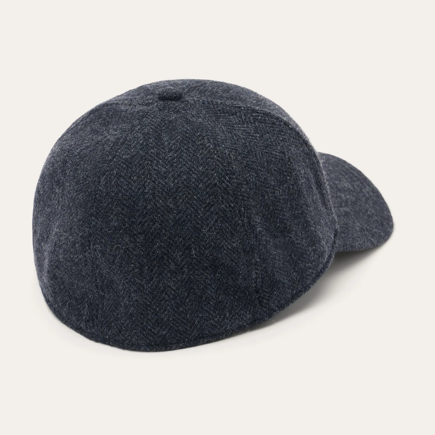 Wool Herringbone Baseball Cap - Image 3