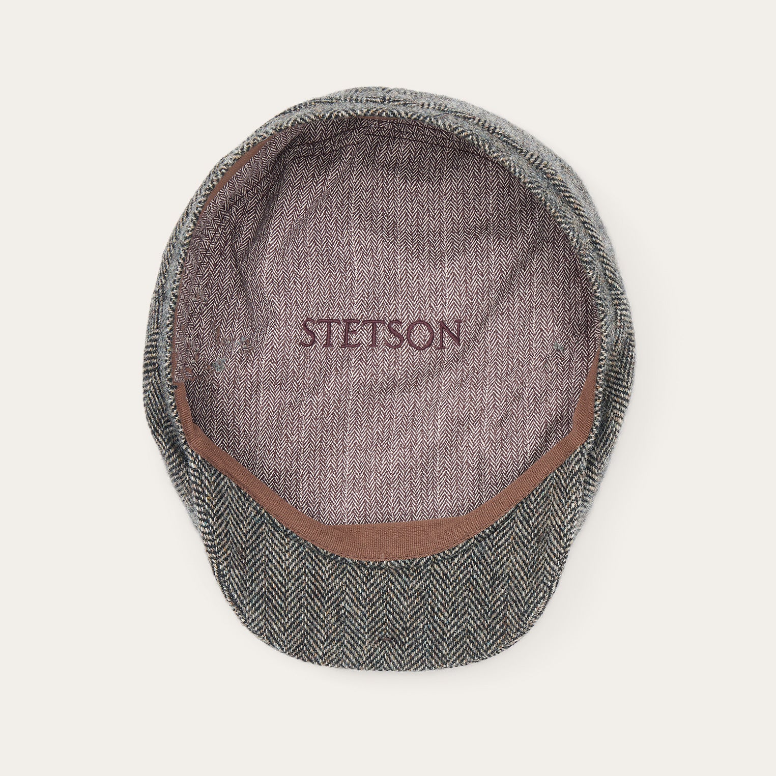 Wool Herringbone Driver Cap - Image 5