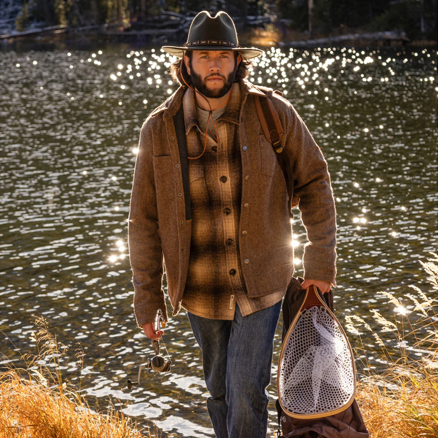 Herringbone Shirt Jacket - Image 3