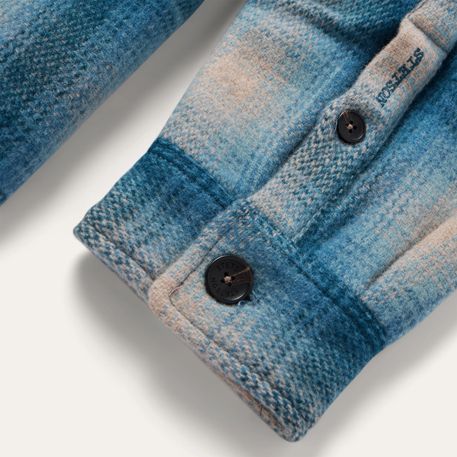 Wool Plaid Shirt Jacket - Image 5