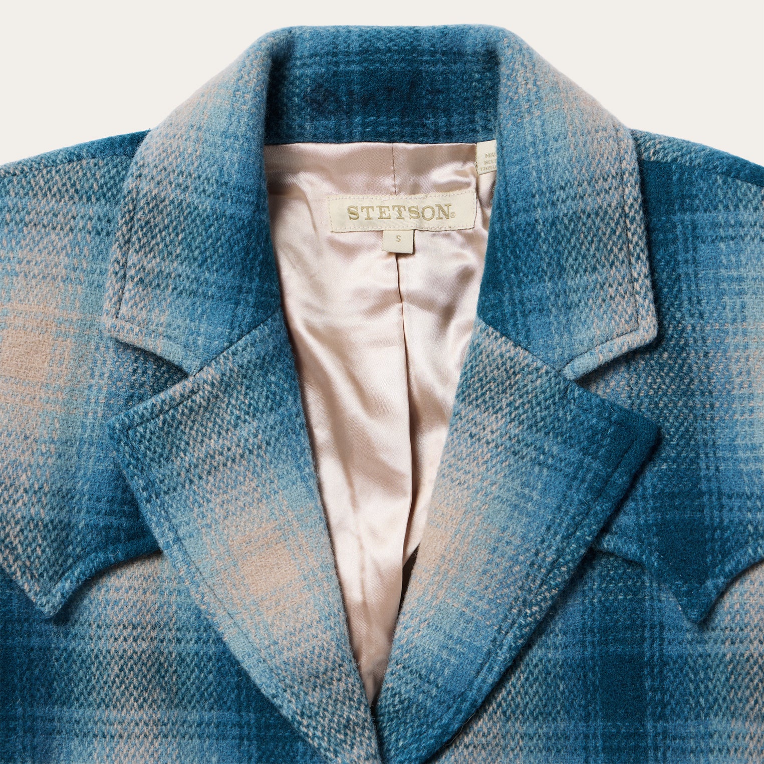 Wool Plaid Western Blazer - Image 3