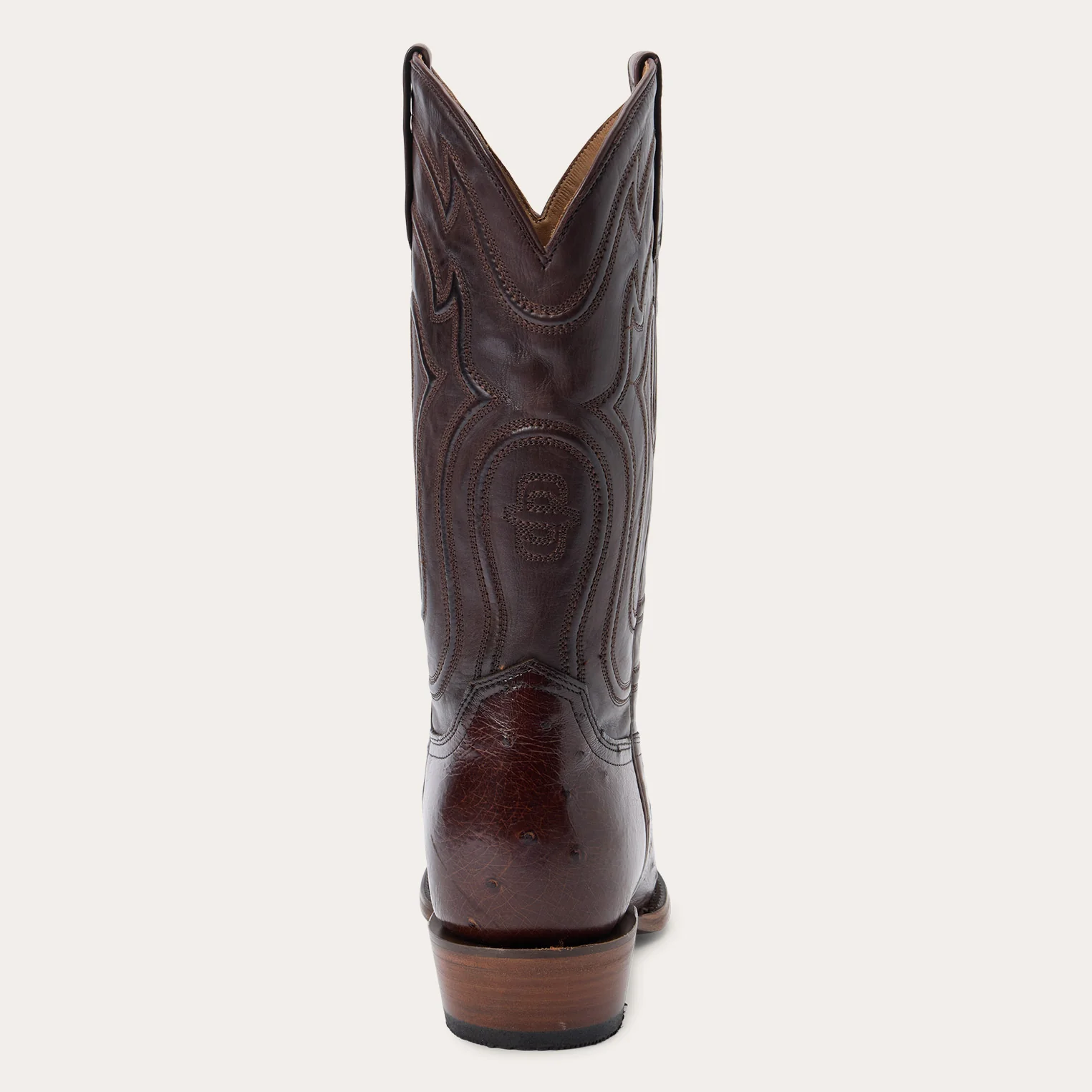 Wyatt Smooth Ostrich Boots - Image 4
